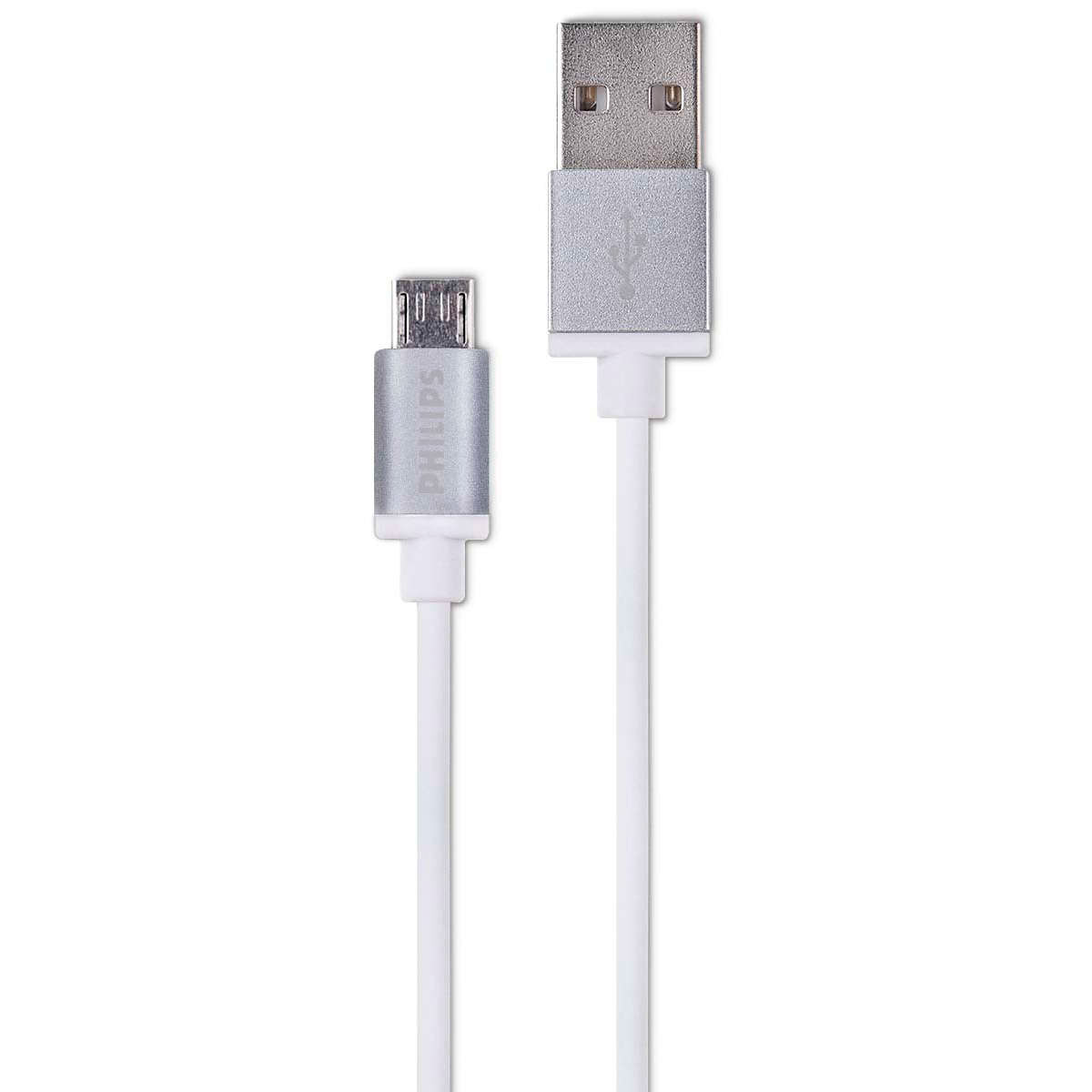 Cabo Micro USB para USB - 1.2 metro - Philips DLC2518M/97