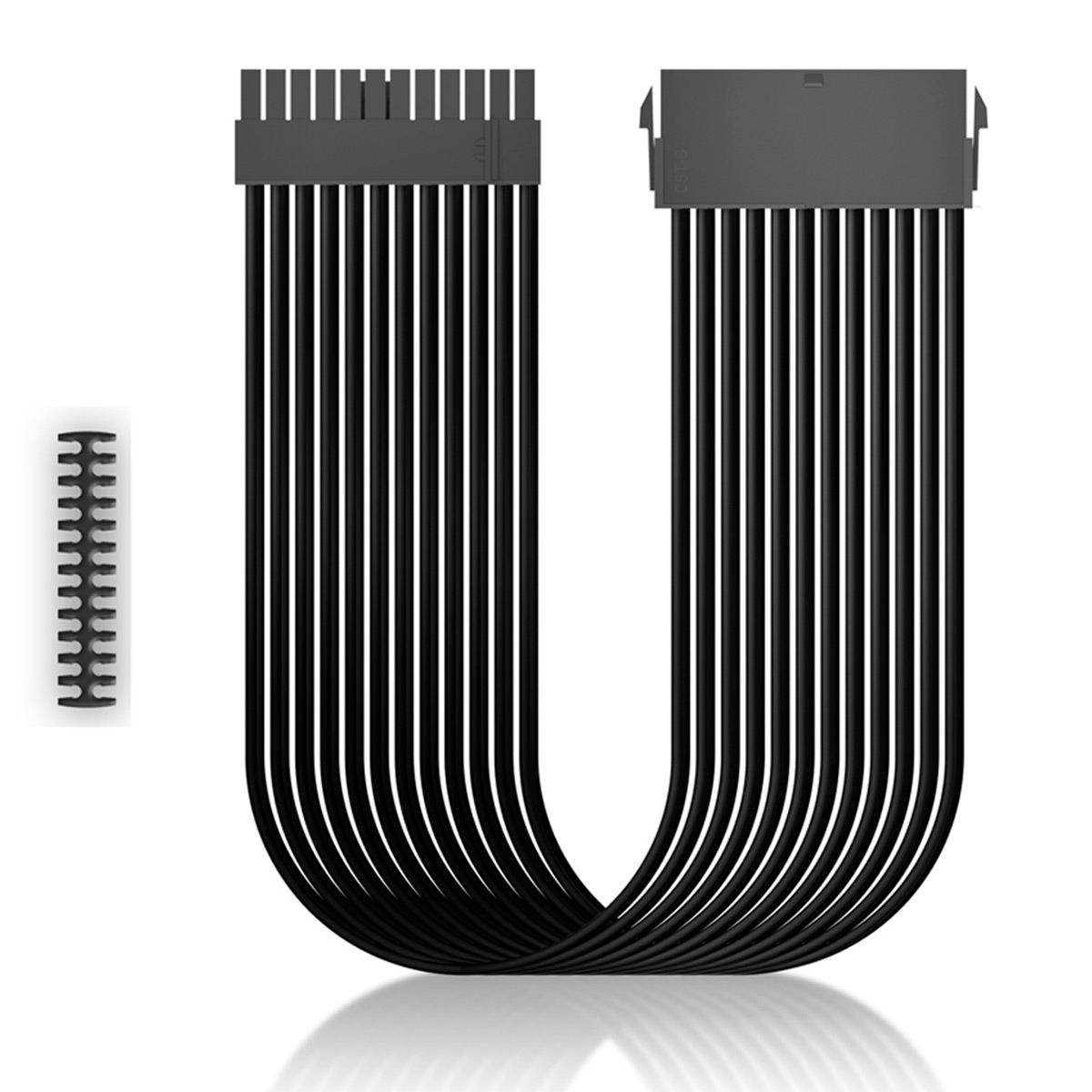 Extensor de Cabo 24 Pinos - 30cm - Preto - Deepcool EC300-24P-BK