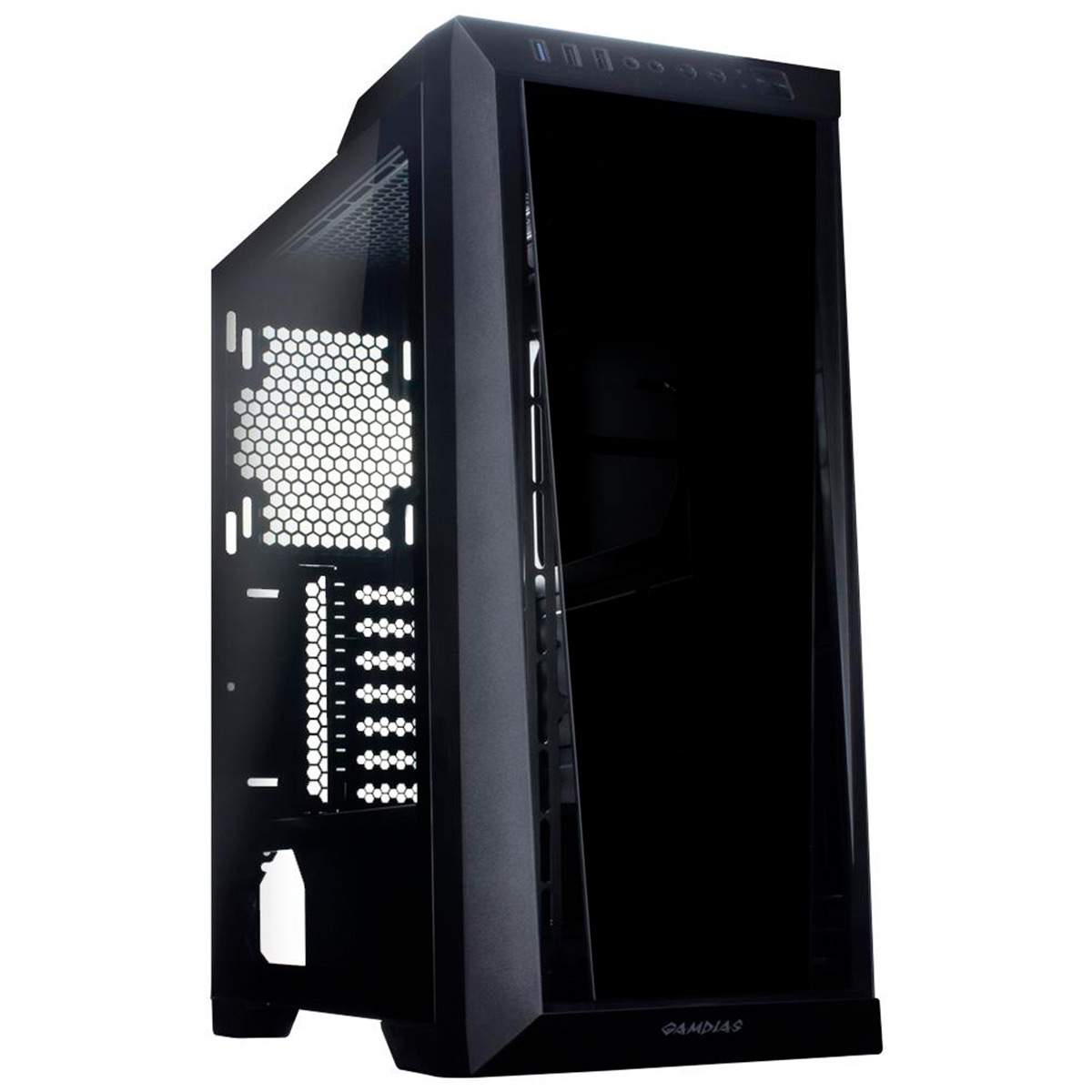 Gabinete Gamer Gamdias Talos M1 Lite - Lateral e Frontal em Vidro Temperado - Preto