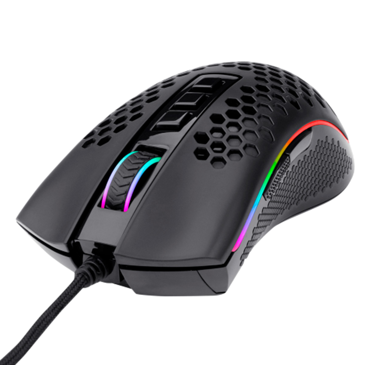 Mouse Gamer Redragon Storm Elite - 16000dpi - 8 Botões Programáveis - RGB - M988-RGB