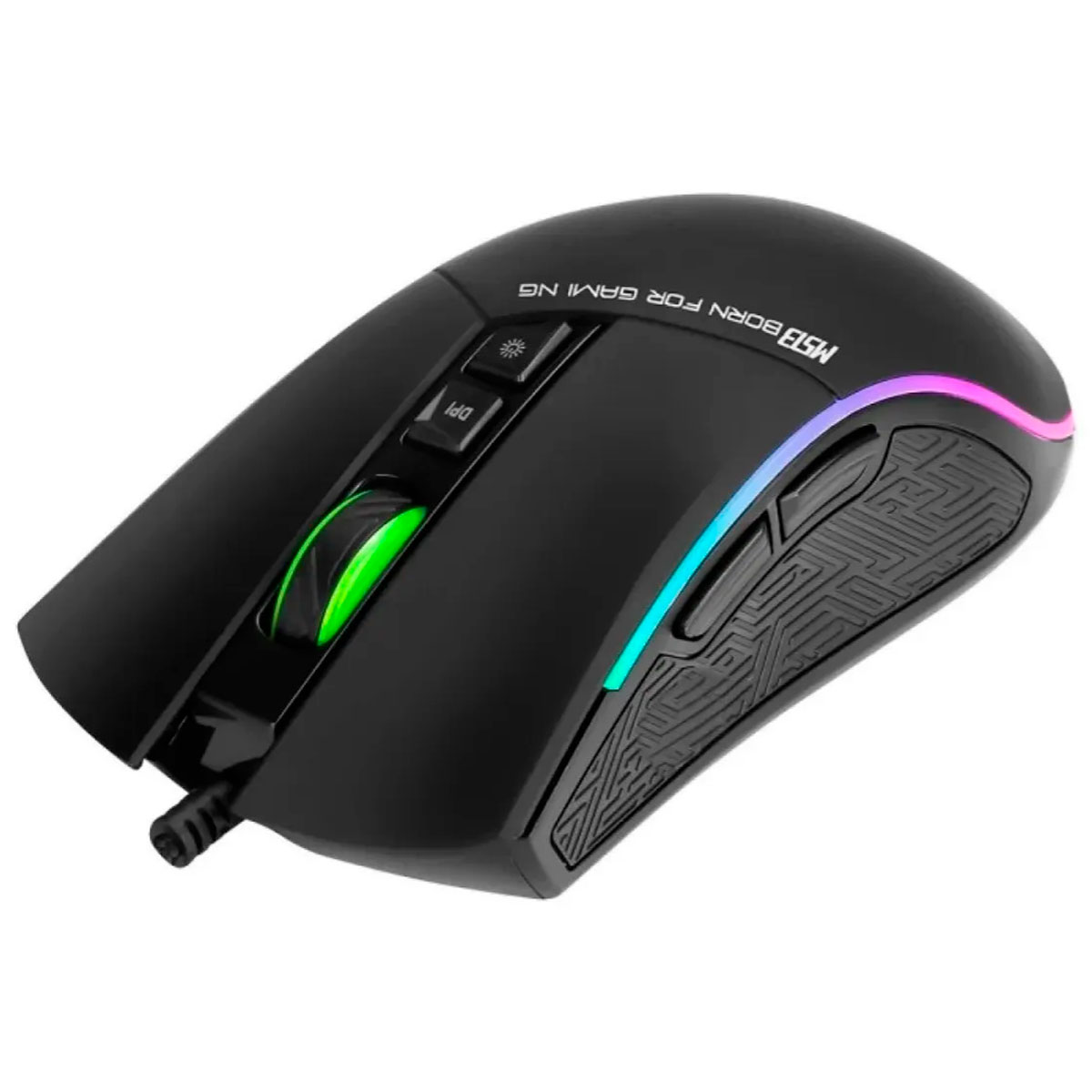 Mouse Gamer Marvo Scorpion M513 - 4800dpi - 7 Botões Programáveis - RGB
