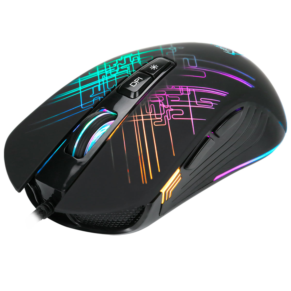 Mouse Gamer Xtrike ME GM-510 - 6400dpi - 7 Botões - RGB