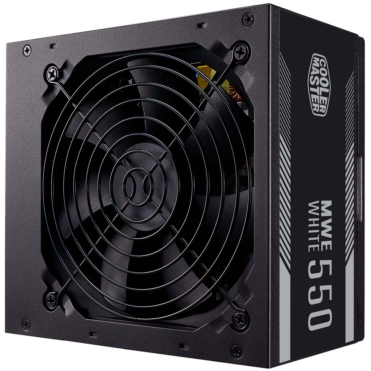 Fonte 550W Cooler Master MWE - PFC Ativo - Eficiência 80% - 80 PLUS® White - MPE-5501-ACAAW-BR