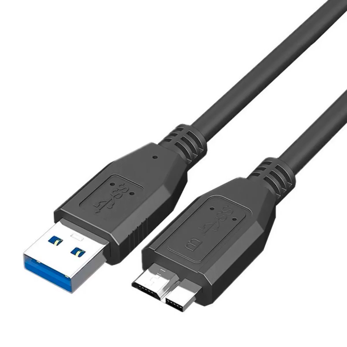 Cabo USB 3.0 para HD Externo - 80cm - USB para USB Micro B - 5GB/s