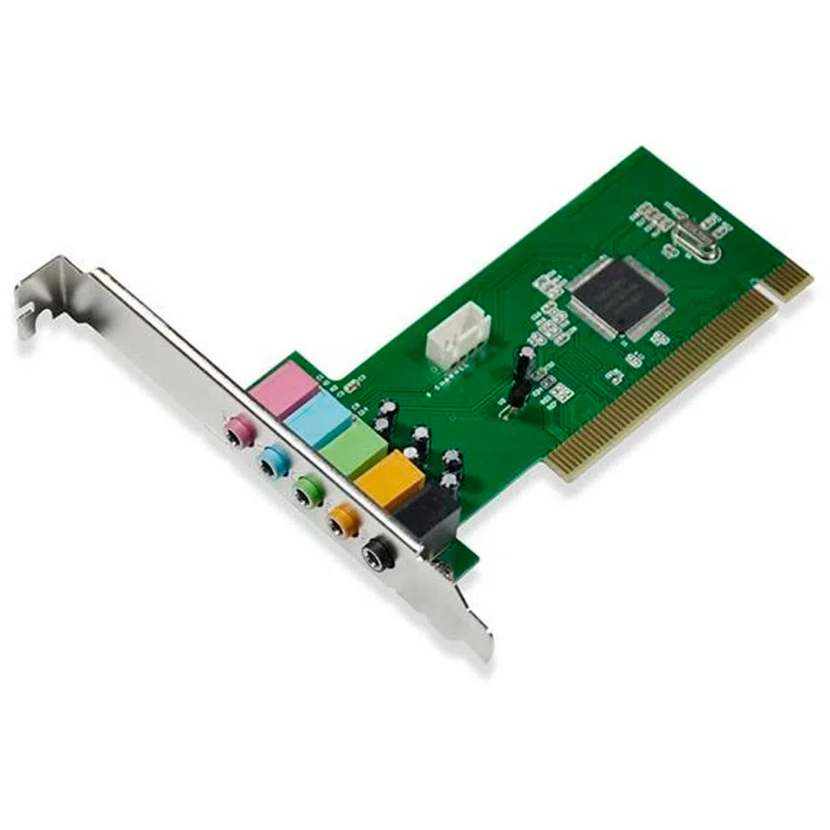 Placa de Som - 5.1 Canais - 32bits - PCI