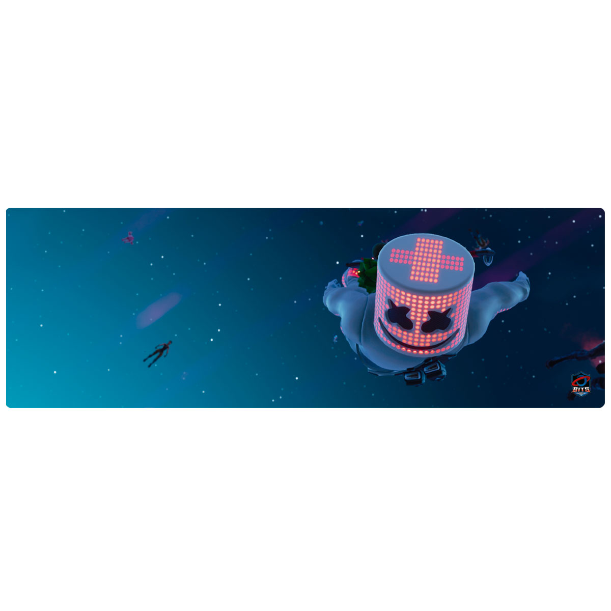 Mousepad Bits Gamer Marshmello - Extra Grande: 680 x 350mm