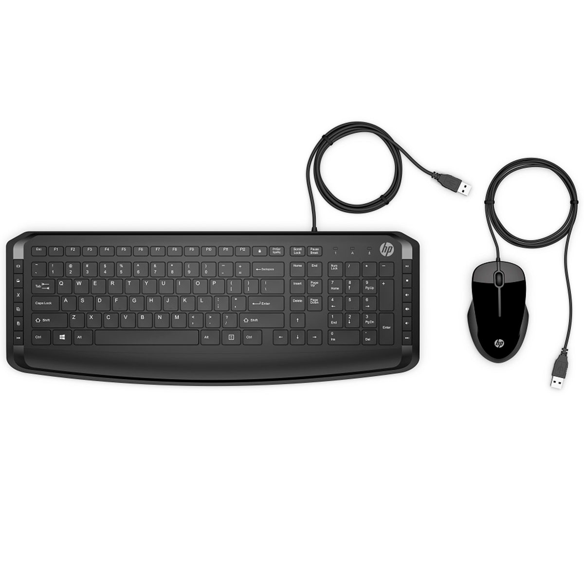 Kit Teclado e Mouse USB HP Pavilion 200 - 1600dpi - ABNT2 - 9DF28AA#AC4