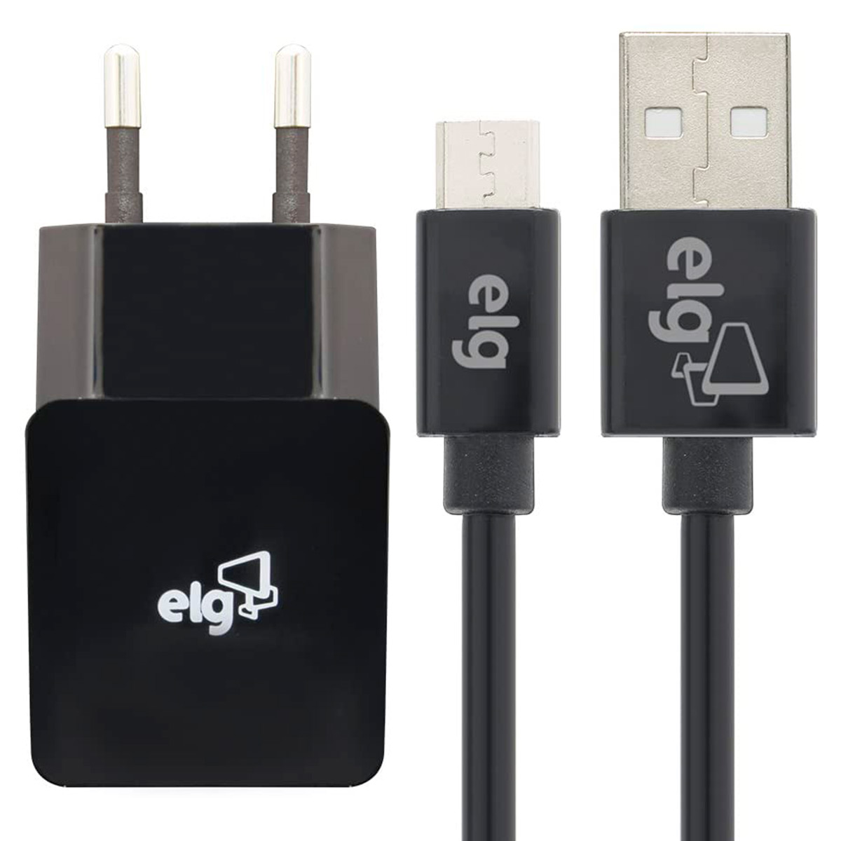 Carregador de Parede - com Cabo Micro USB - ELG KT510WC