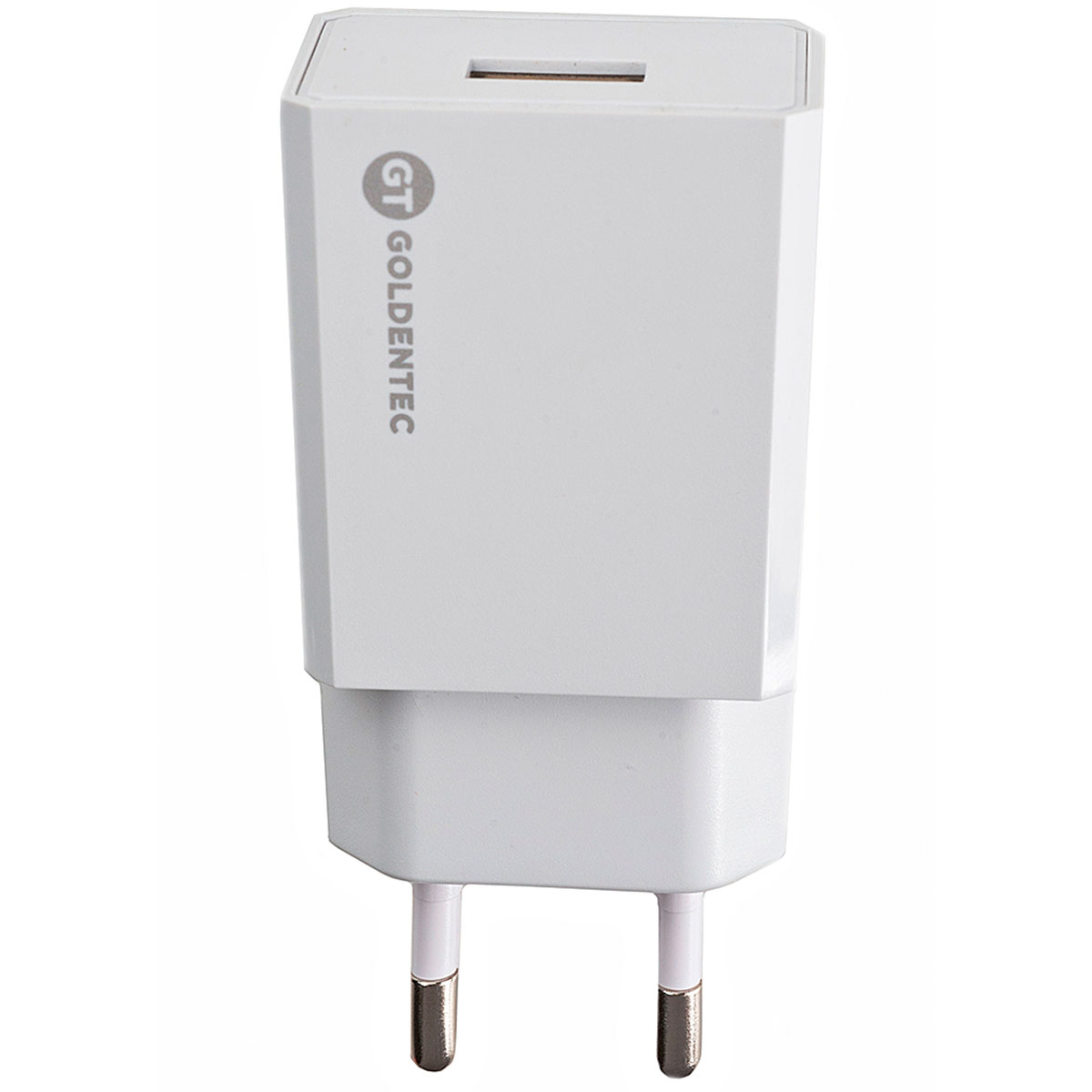 Carregador de Parede USB - Goldentec GT CP1.0 - 10W - USB de 2.1A - Branco - 39847