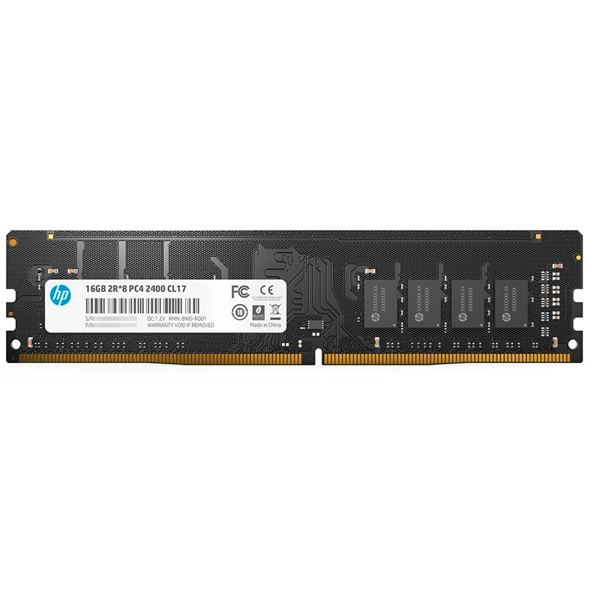 Memória 16GB DDR4 2400MHz HP V2 - CL17 - 7EH53AA#ABM