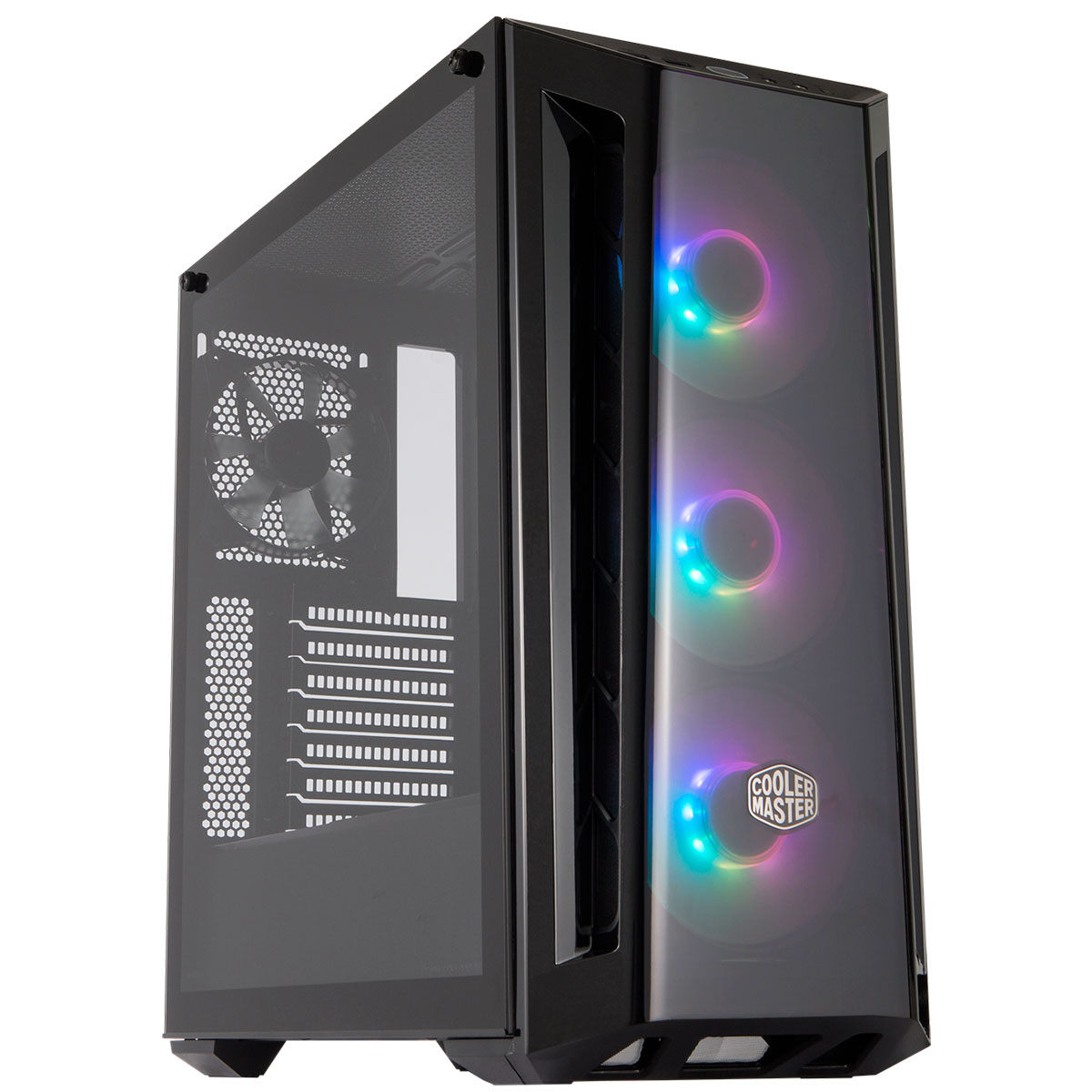 Gabinete Gamer Cooler Master Masterbox MB520 - Lateral em Vidro Temperado - com 3 Coolers ARGB - USB 3.2 - MCB-B520-KGNN-RGA