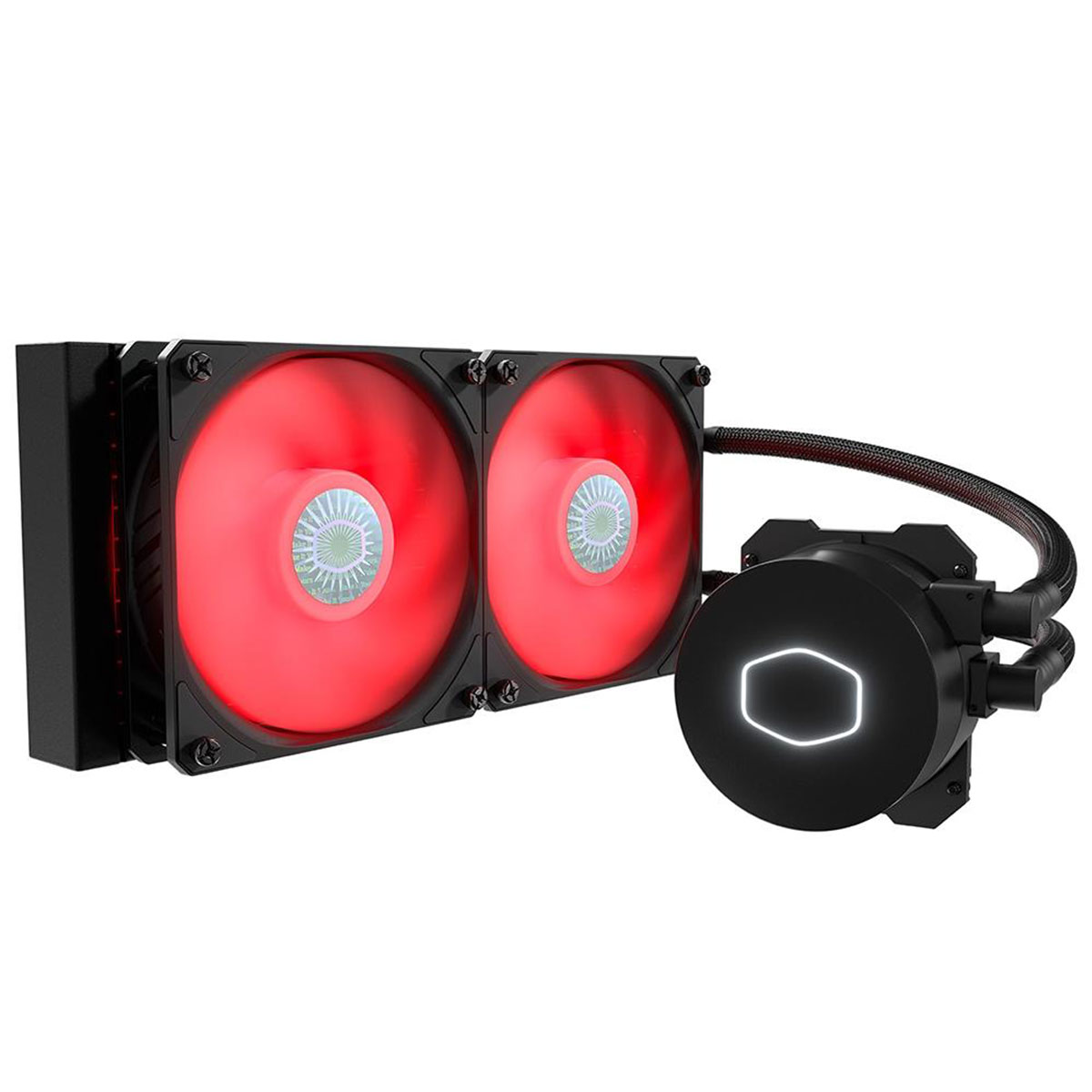 Water Cooler MasterLiquid ML240L V2 - LED Vermelho - Cooler Master MLW-D24M-A18PR-R2