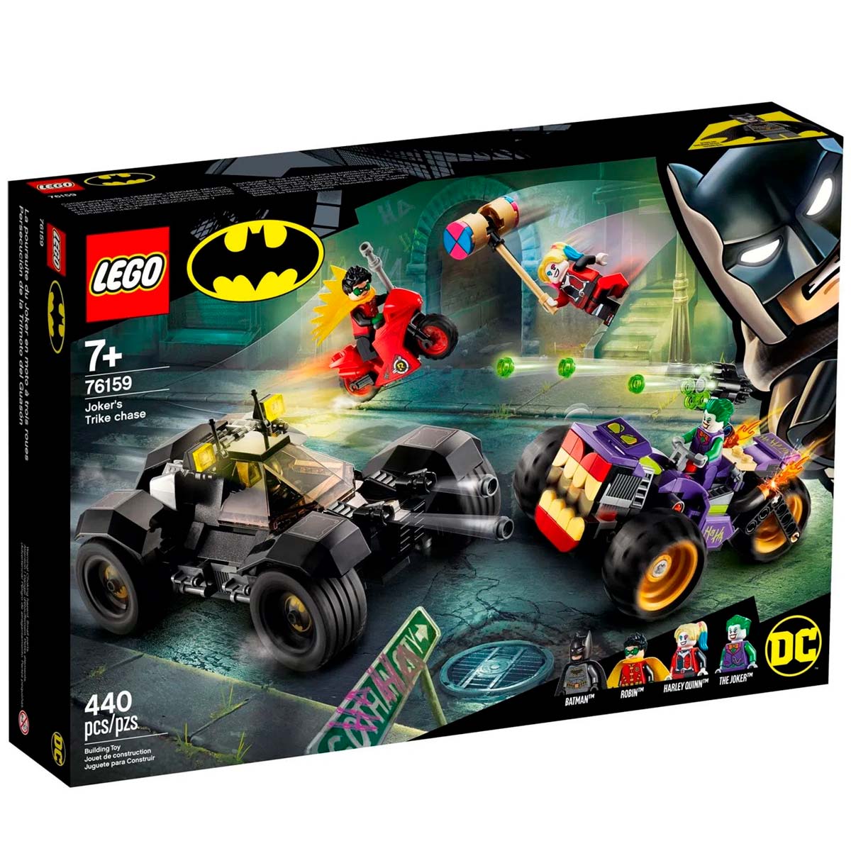 LEGO Super Heroes DC Comics - Perseguição de Triciclo do Coringa - 76159