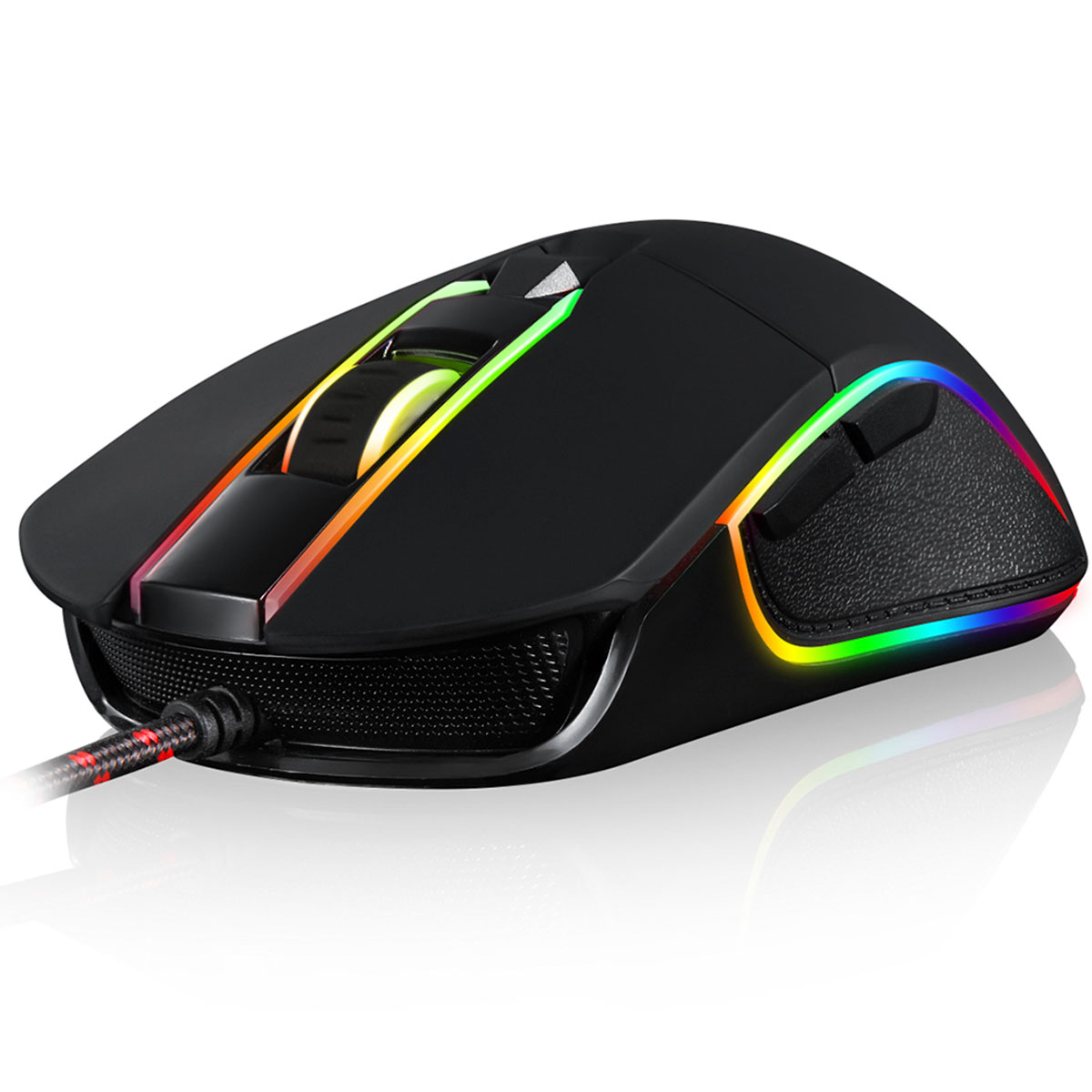 Mouse Gamer Motospeed V30 - 7000dpi - RGB - 6 Botões - FMSMS0003PTO