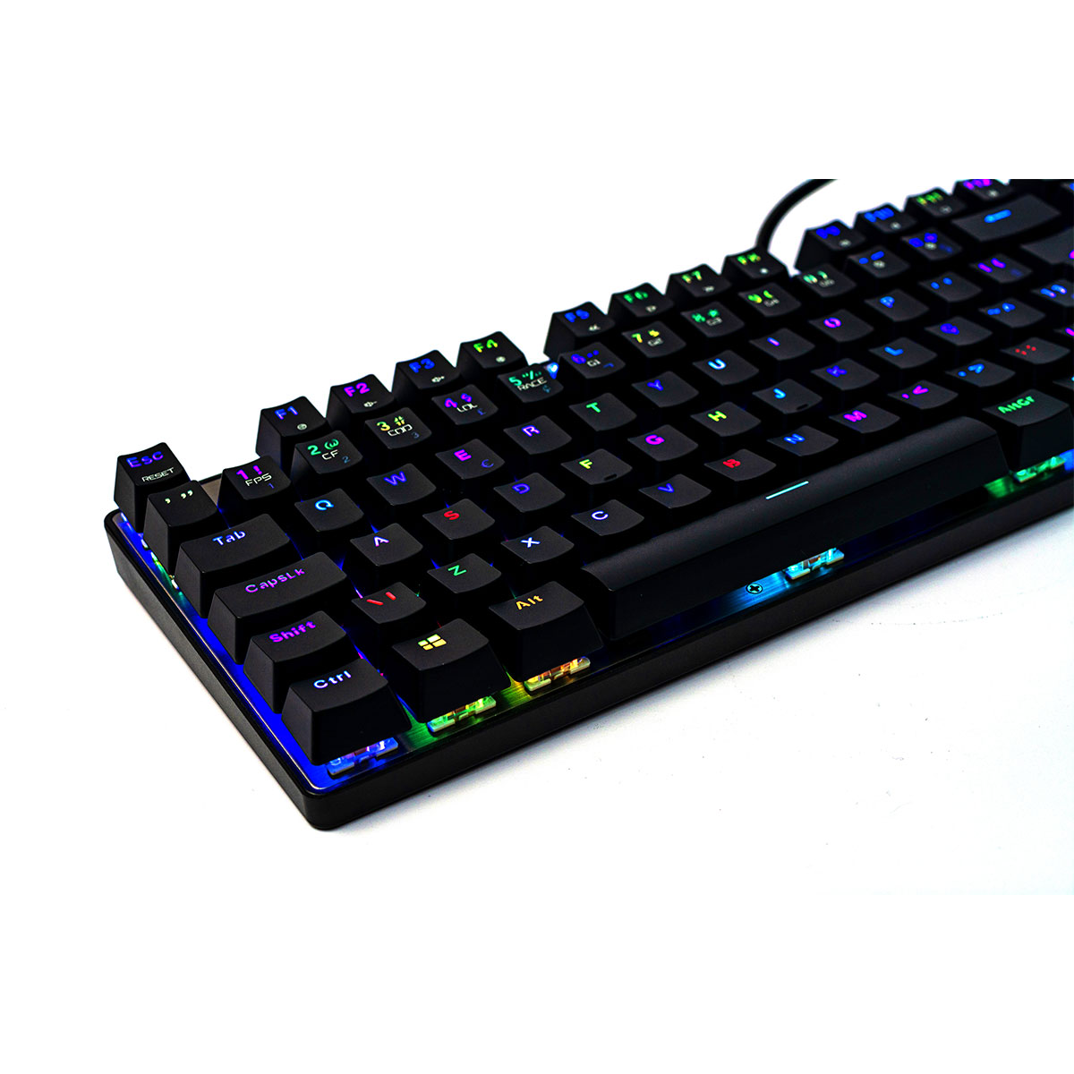 Teclado Mecânico Gamer Motospeed CK104 - ABNT2 - RGB - Switch Azul - FMSTC0062PTO