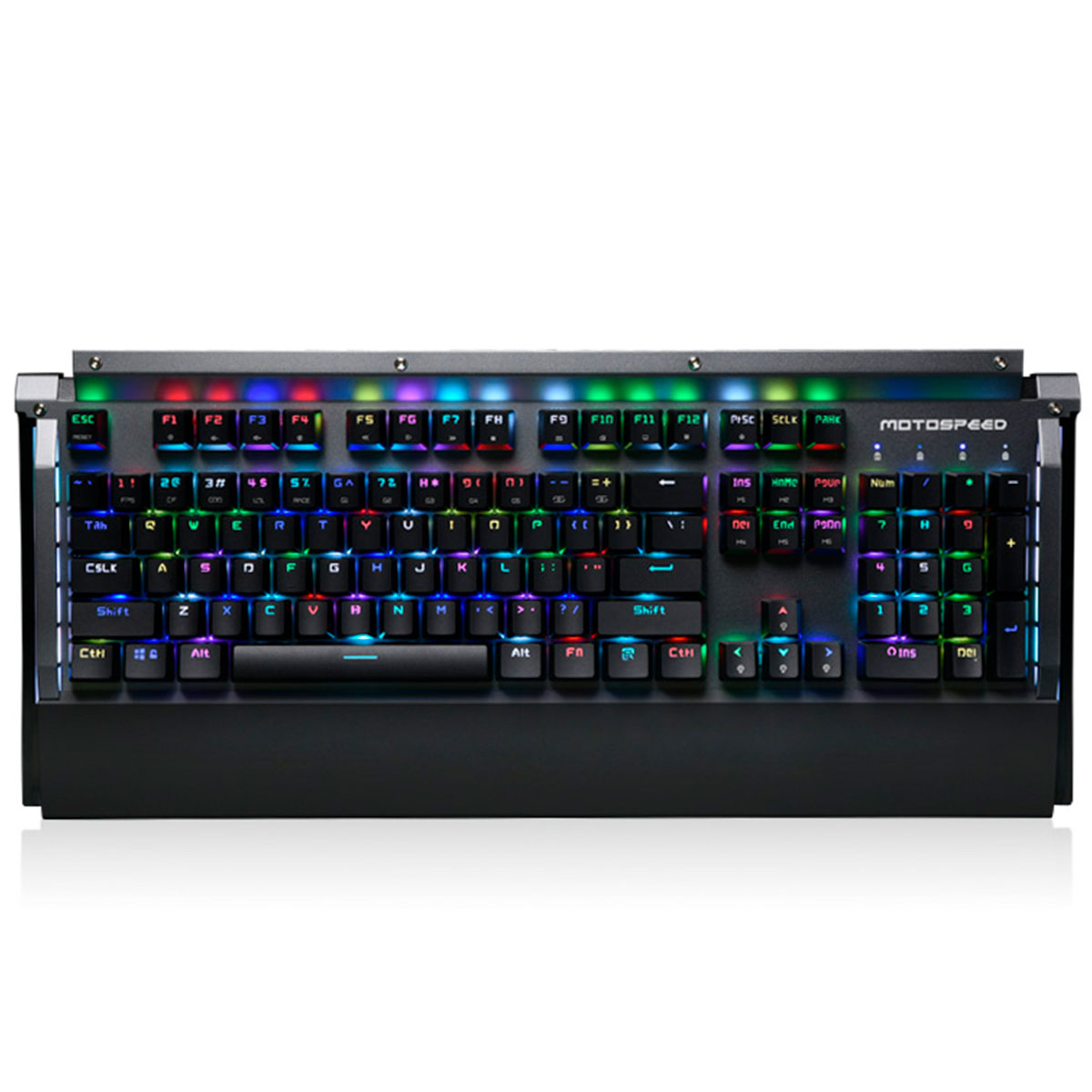 Teclado Gamer Opto-Mecânico Motospeed CK98 - Padrão US - RGB - Switch LK - FMSTC0010OPT