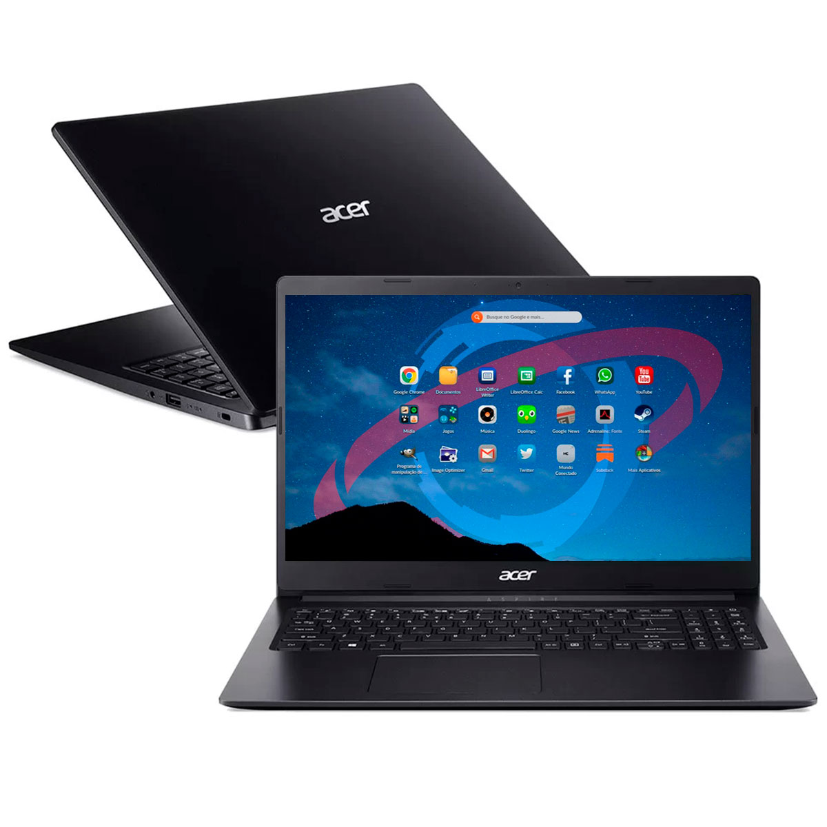 Notebook Acer Aspire A315-34-C6ZS - Tela 15.6