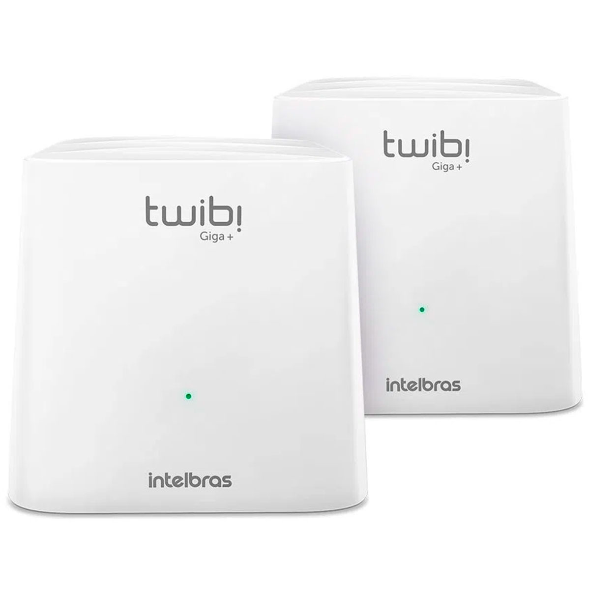 Roteador Wi-Fi Intelbras Twibi Giga+ AC1200 - Kit 2 unidades - Tecnologia Wi-Fi MESH - Dual Band 2.4 GHz e 5 GHz - 4750079