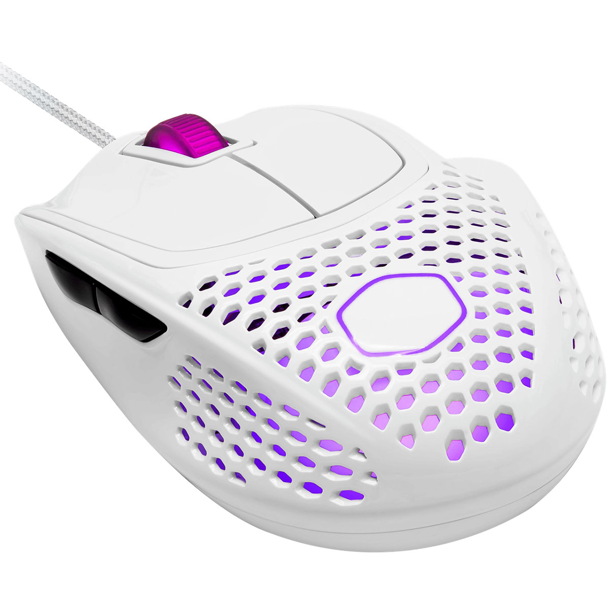 Mouse Gamer Cooler Master MM720 - 16000dpi - 6 Botões - RGB - Branco Brilho - MM-720-WWOL2