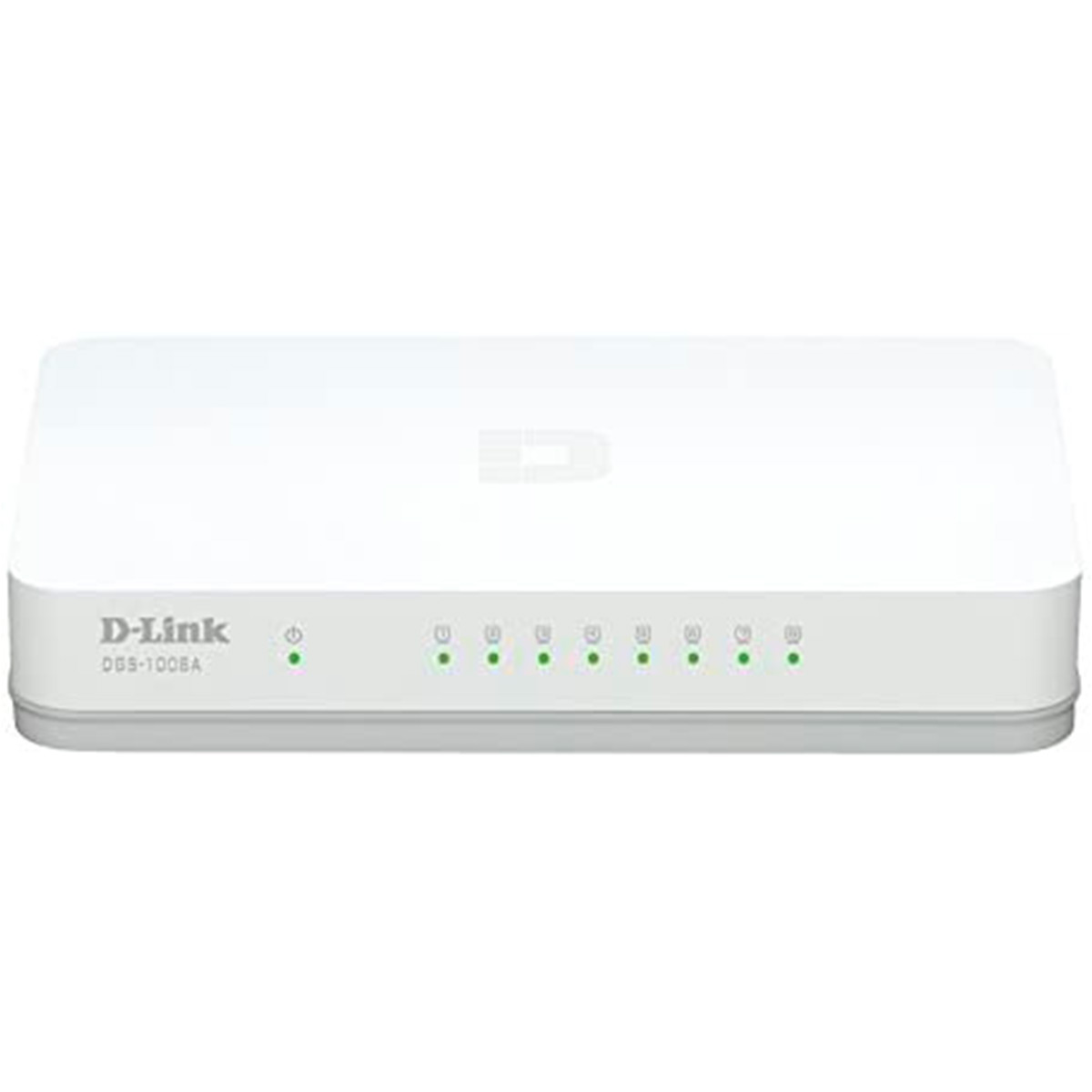 Switch 8 Portas D-Link DGS-1008A - Gigabit - Branco