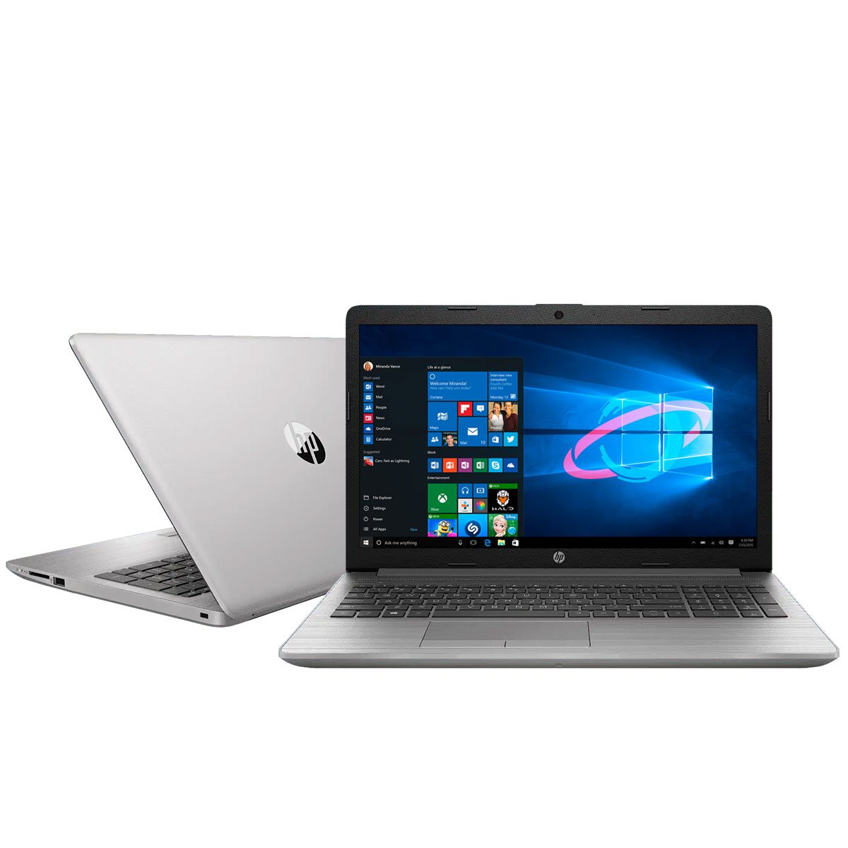 Notebook HP 250 G7 - Intel i5 8265U, RAM 32GB, SSD 256GB + HD 1TB, Tela 15.6