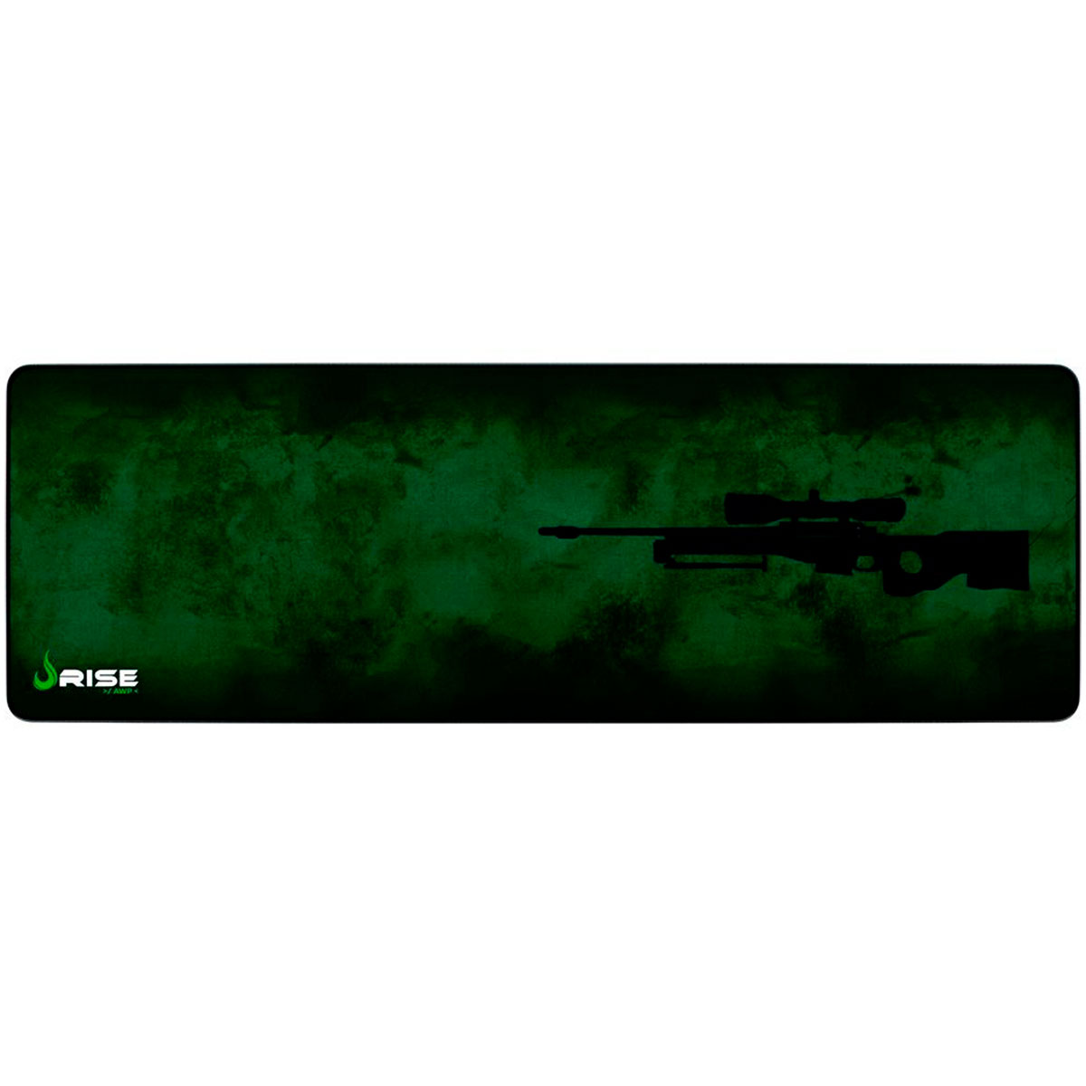 Mousepad Gamer Rise Mode Sniper - Extra Grande 900 x 300mm - Verde - RG-MP-06-SNP