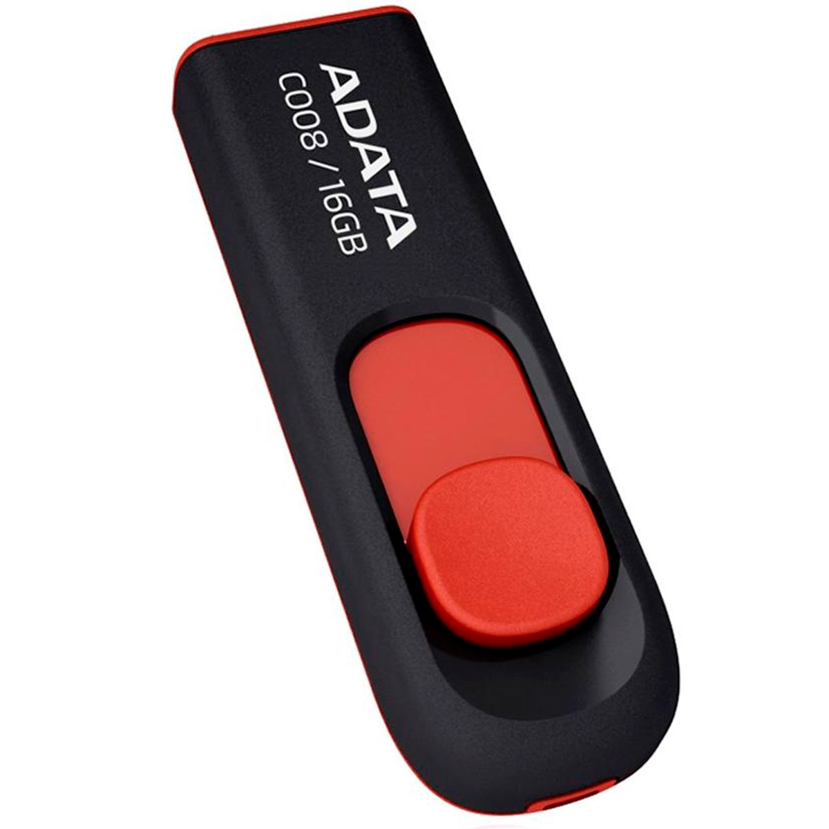 Pen Drive 16GB AData C008 - Botão Deslizante - AC008-16G-RKD