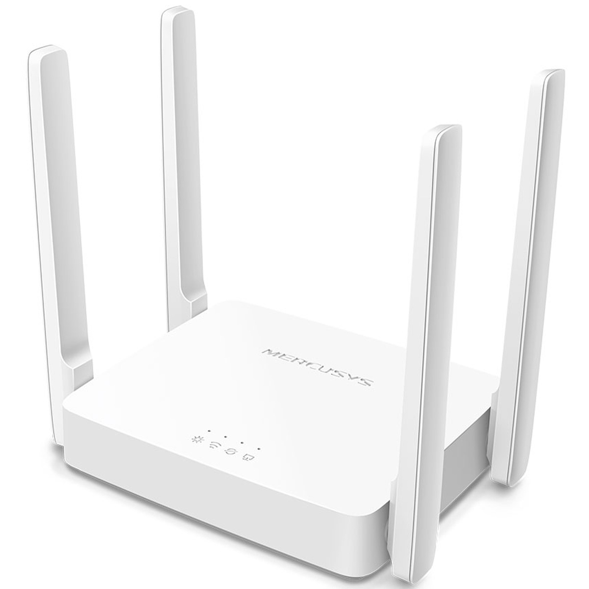 Roteador Wi-Fi Mercusys AC10 AC1200 - 3 portas LAN - MU-MIMO - 4 Antenas