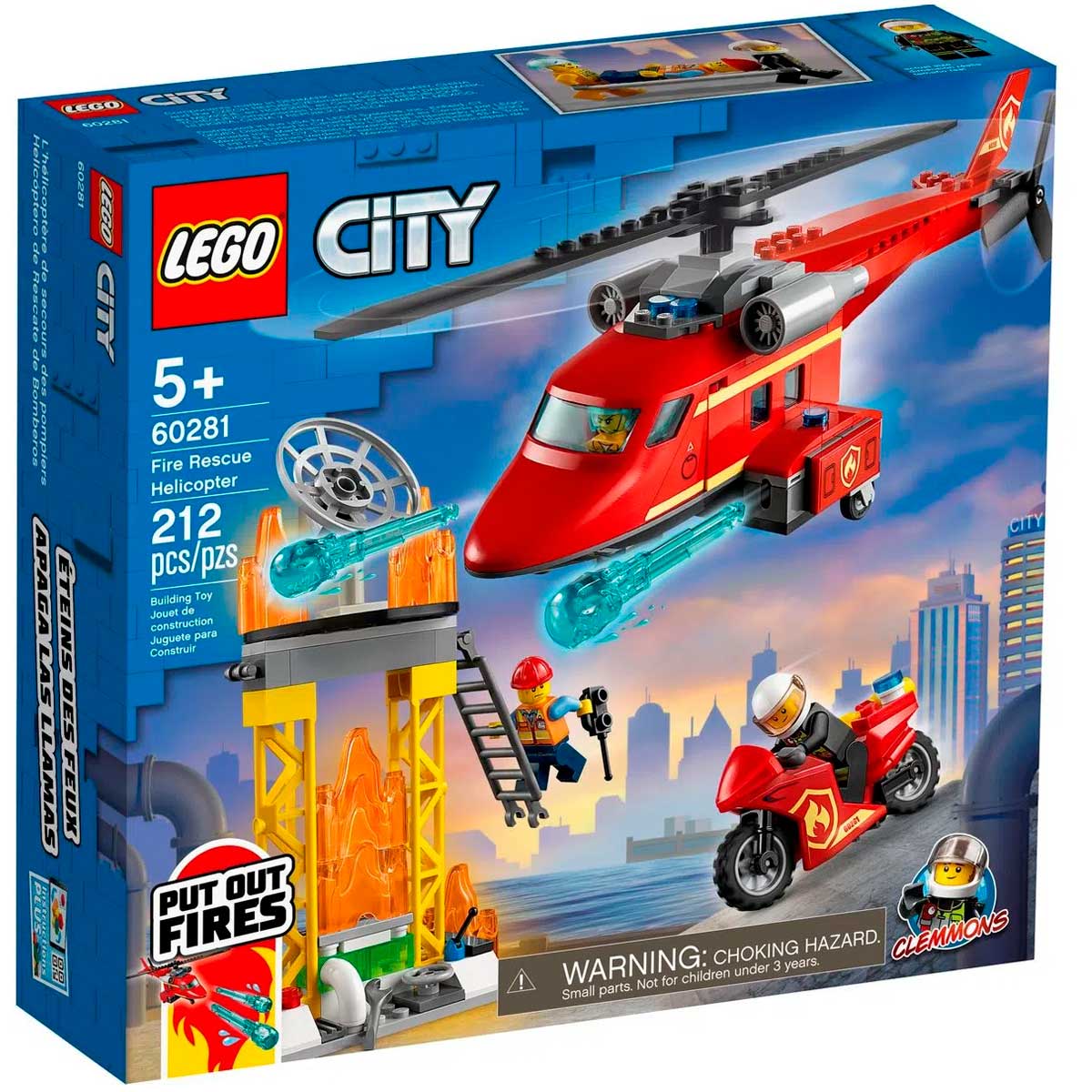 LEGO City - Helicóptero de Resgate dos Bombeiros - 60281