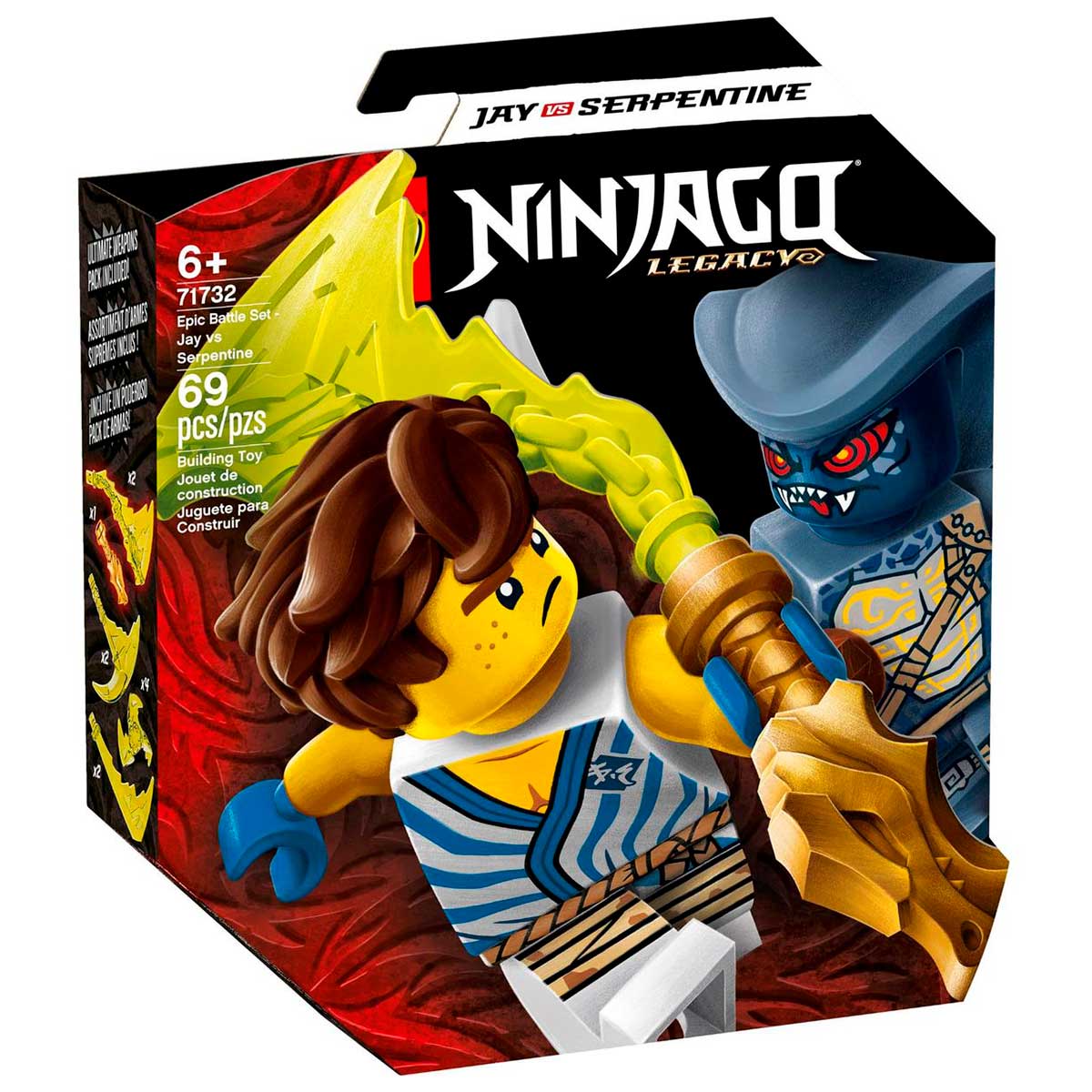 LEGO Ninjago - Conjunto de Combate Épico - Jay vs Serpentine - 71732