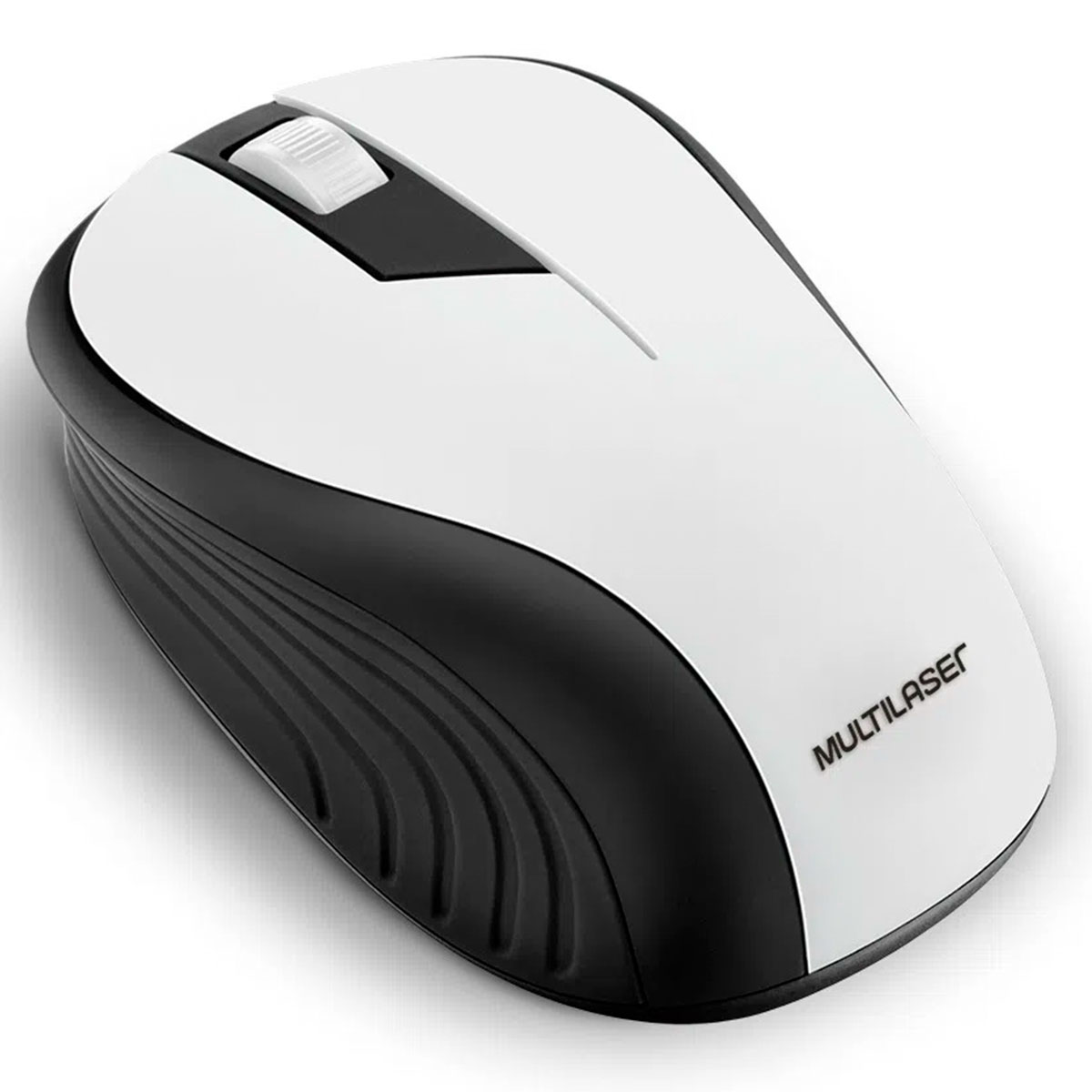 Mouse sem Fio Multilaser MO216 - 1200dpi - Preto e Branco