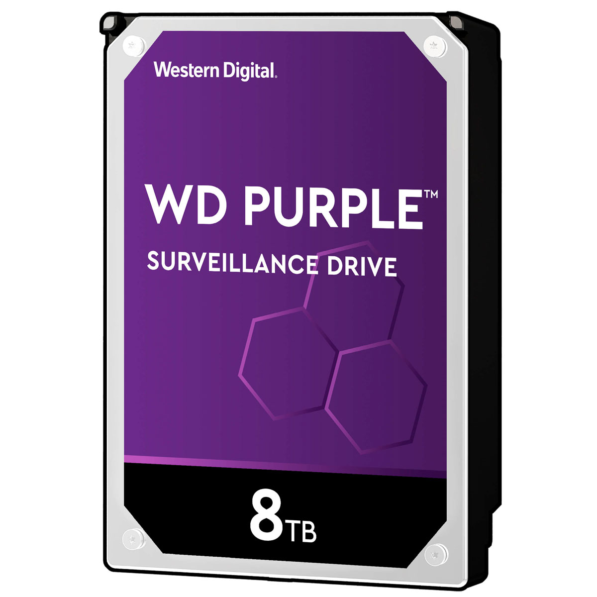 HD 8TB SATA - 7200RPM - 256MB Cache - Western Digital Purple Surveillance - WD82PURZ - Ideal para CFTV