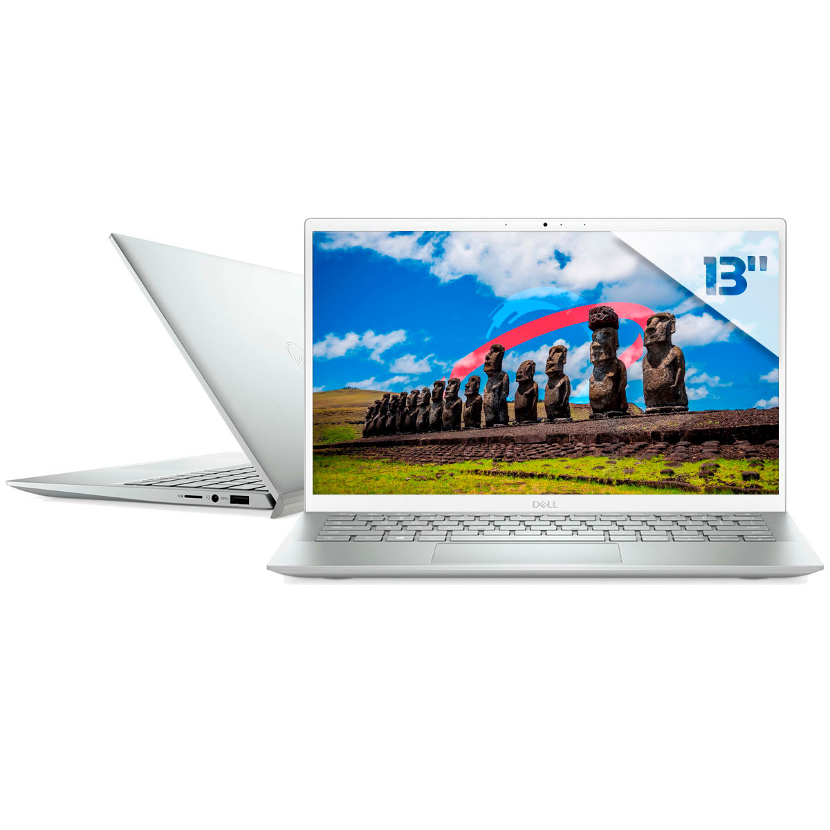 Notebook Dell Inspiron i13-5301-M10S Ultrafino - Intel i5 1135G7, 8GB, SSD 1TB, Tela 13.3