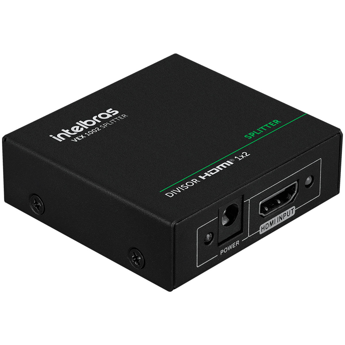 Multiplicador de Vídeo - Vídeo Splitter - 2 saídas HDMI - 4K - Intelbras VEX 1002 Divisor