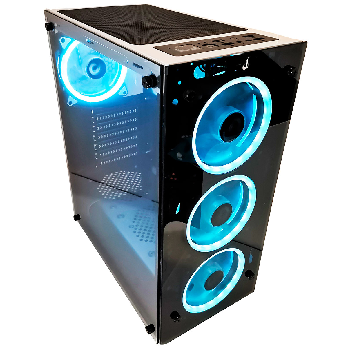 Gabinete Gamer Rise Mode Glass 06 - Lateral e Frontal em Vidro - USB 3.0 - Sem Coolers - RM-WT-06-SF