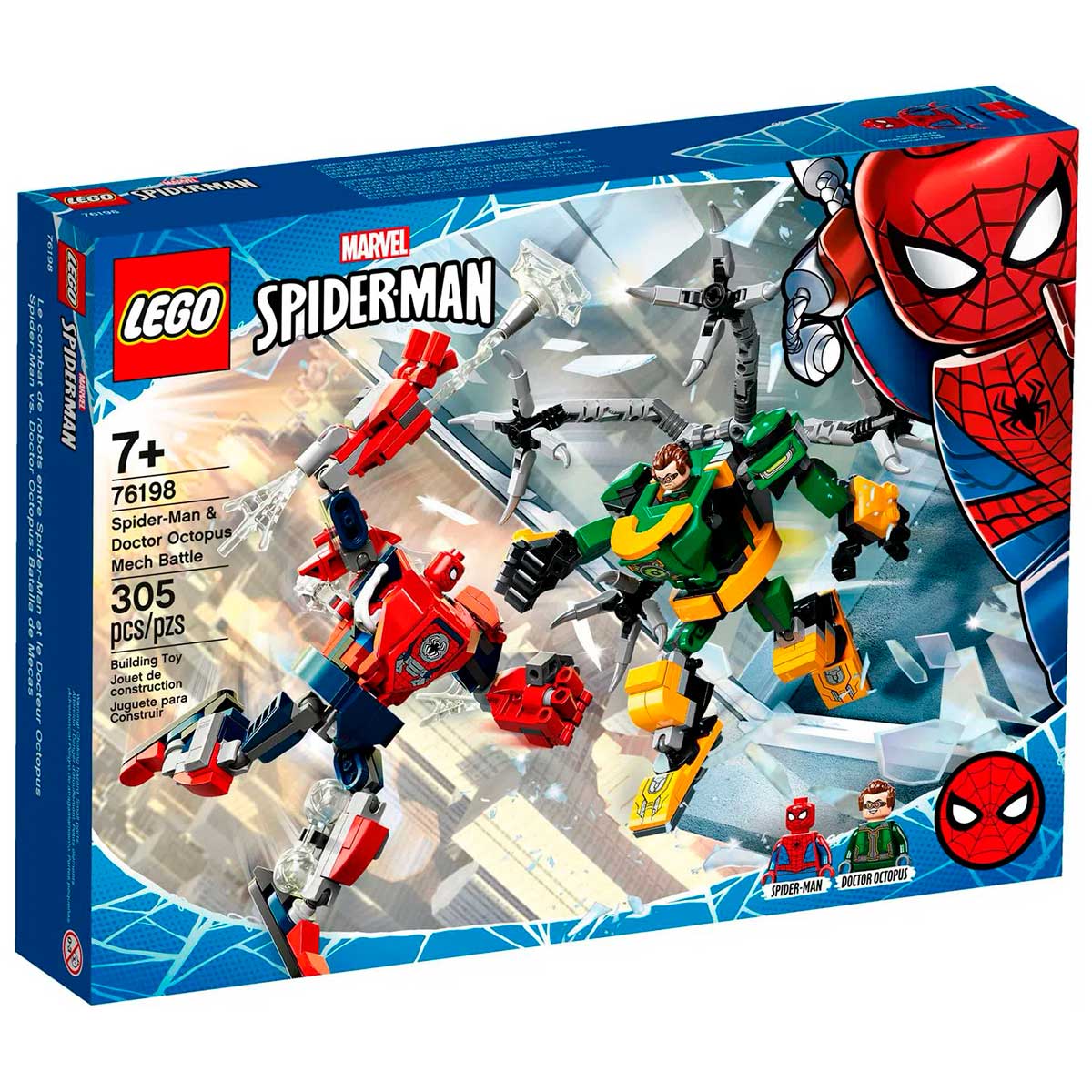 LEGO Super Heroes Marvel - Combate de Robôs: Homem-Aranha e Doutor Octopus - 76198