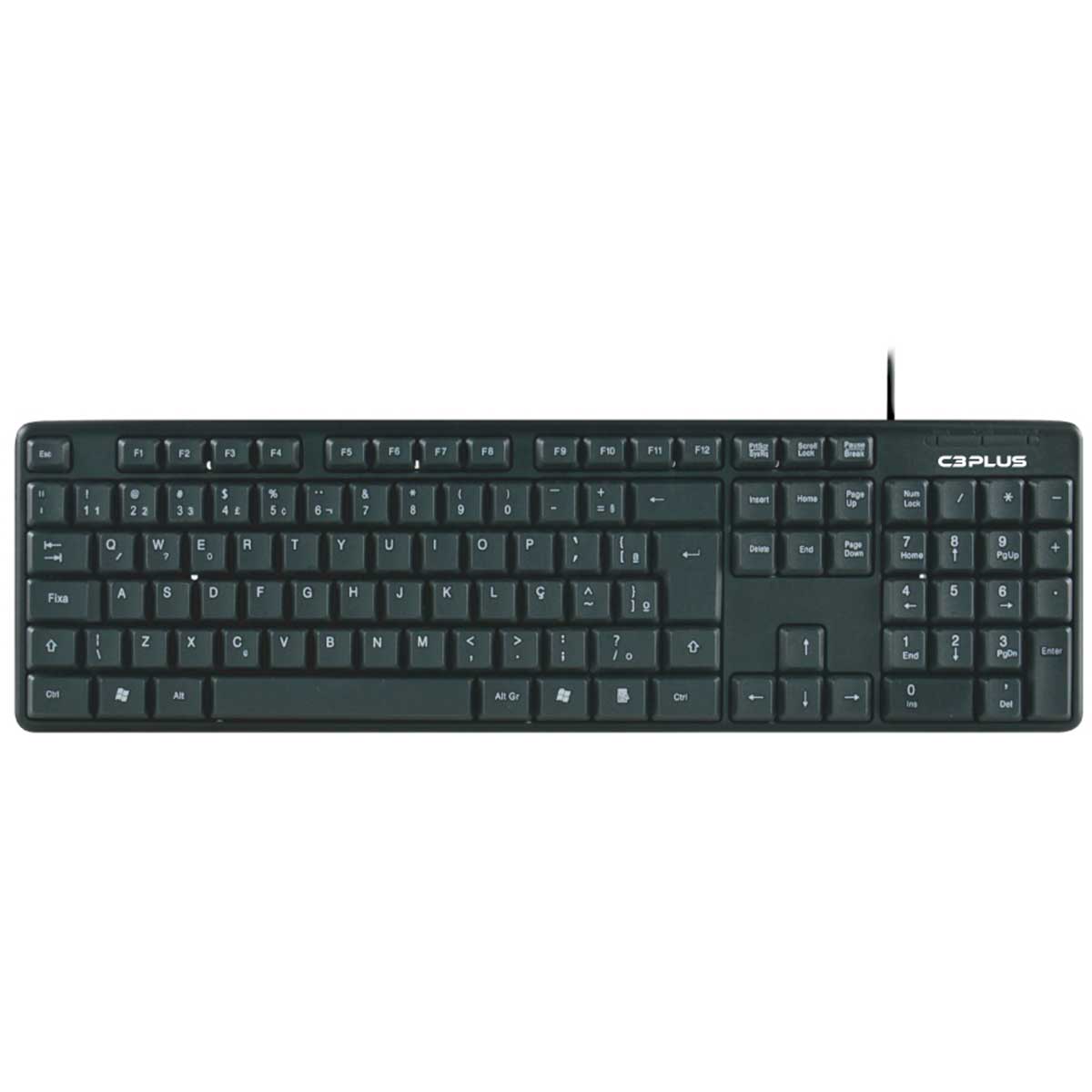 Teclado USB C3Tech KB-15BK - ABNT2