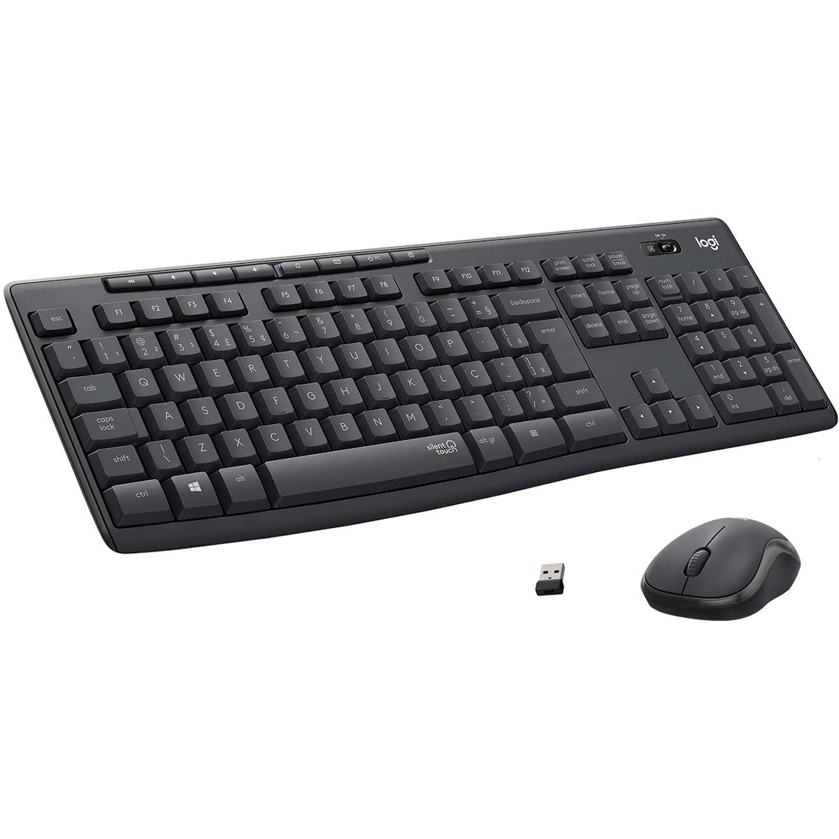 Kit Teclado e Mouse sem Fio Logitech MK295 Silent Touch - ABNT2 - 920-009793