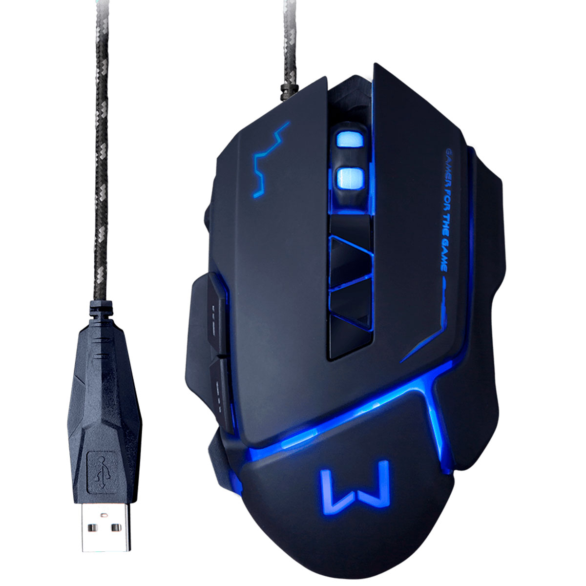 Mouse Gamer Multilaser Warrior Ivor - 3200dpi - 7 Botões - MO261