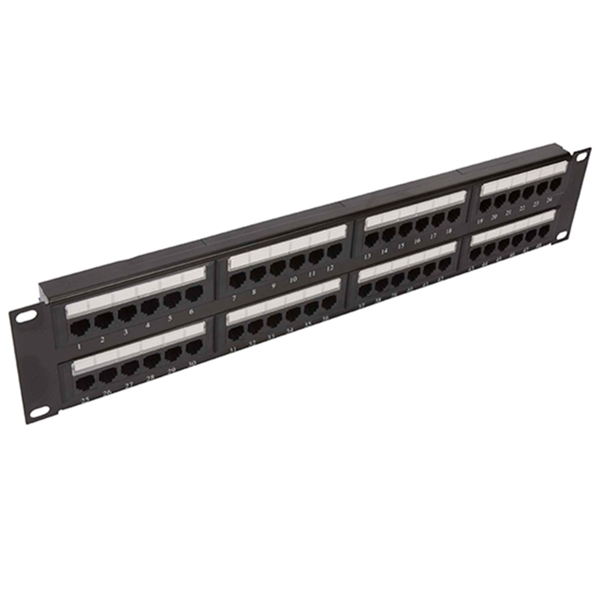 Patch Panel 48 portas Cat 6e - Seclan WT-2178C-110-48P