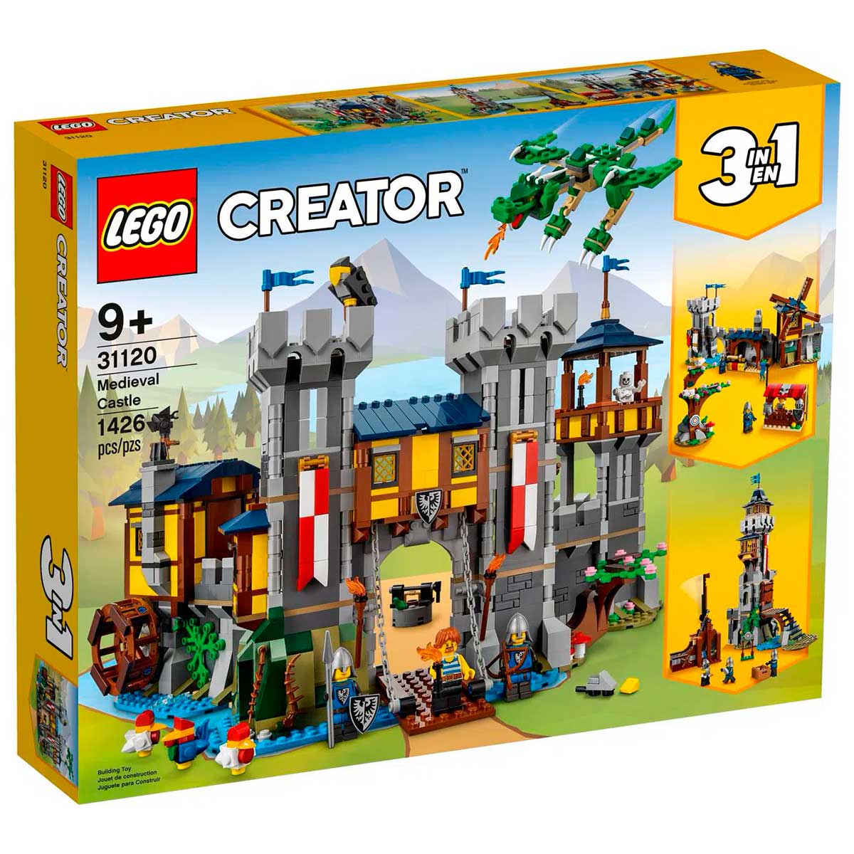 LEGO Creator 3 Em 1 - Castelo Medieval - 31120