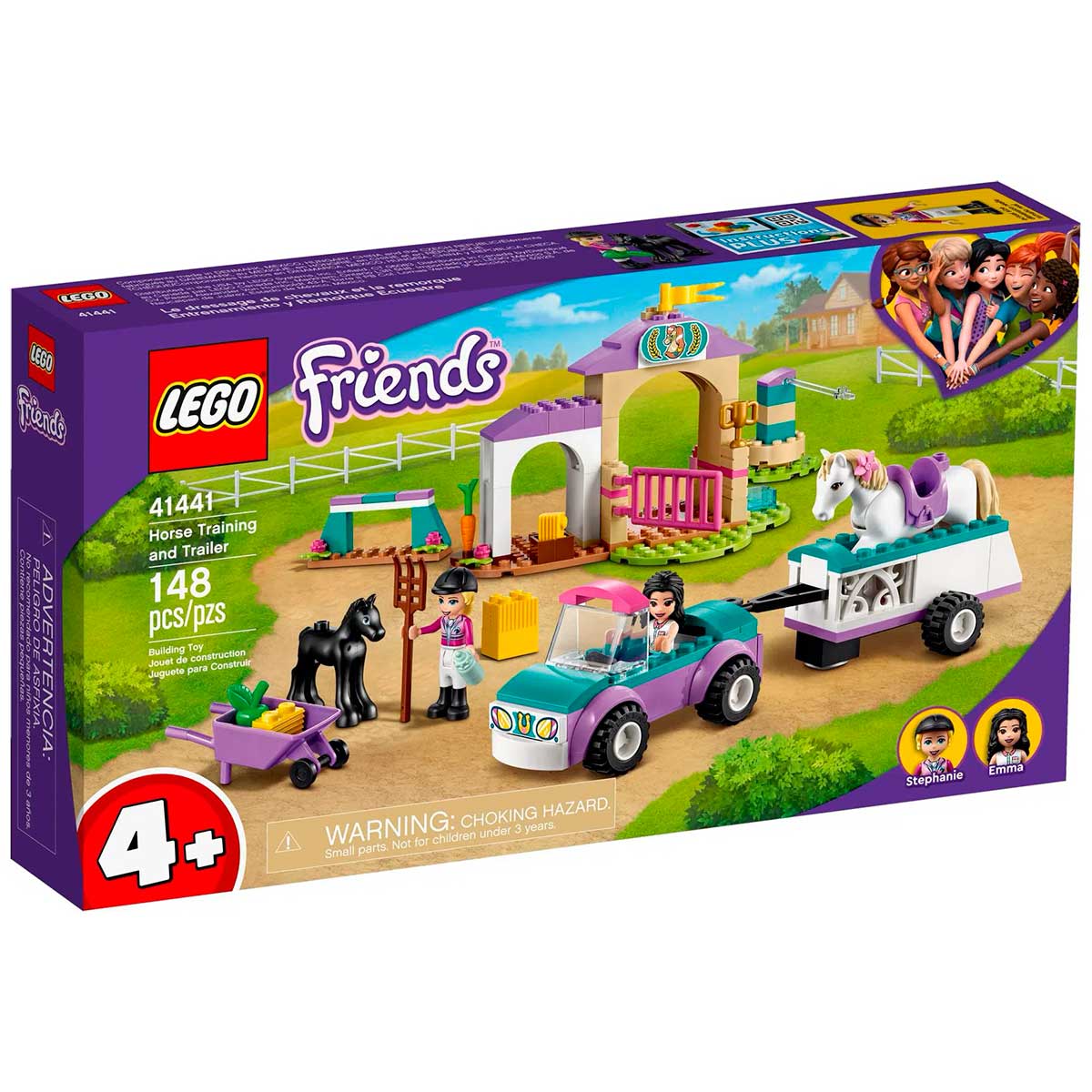 LEGO Friends - Treinamento de Cavalos e Trailer - 41441