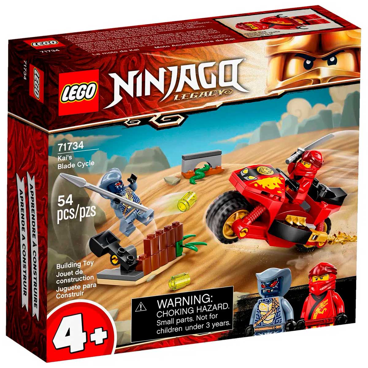 LEGO Ninjago - Motocicleta de Lâminas do Kai - 71734
