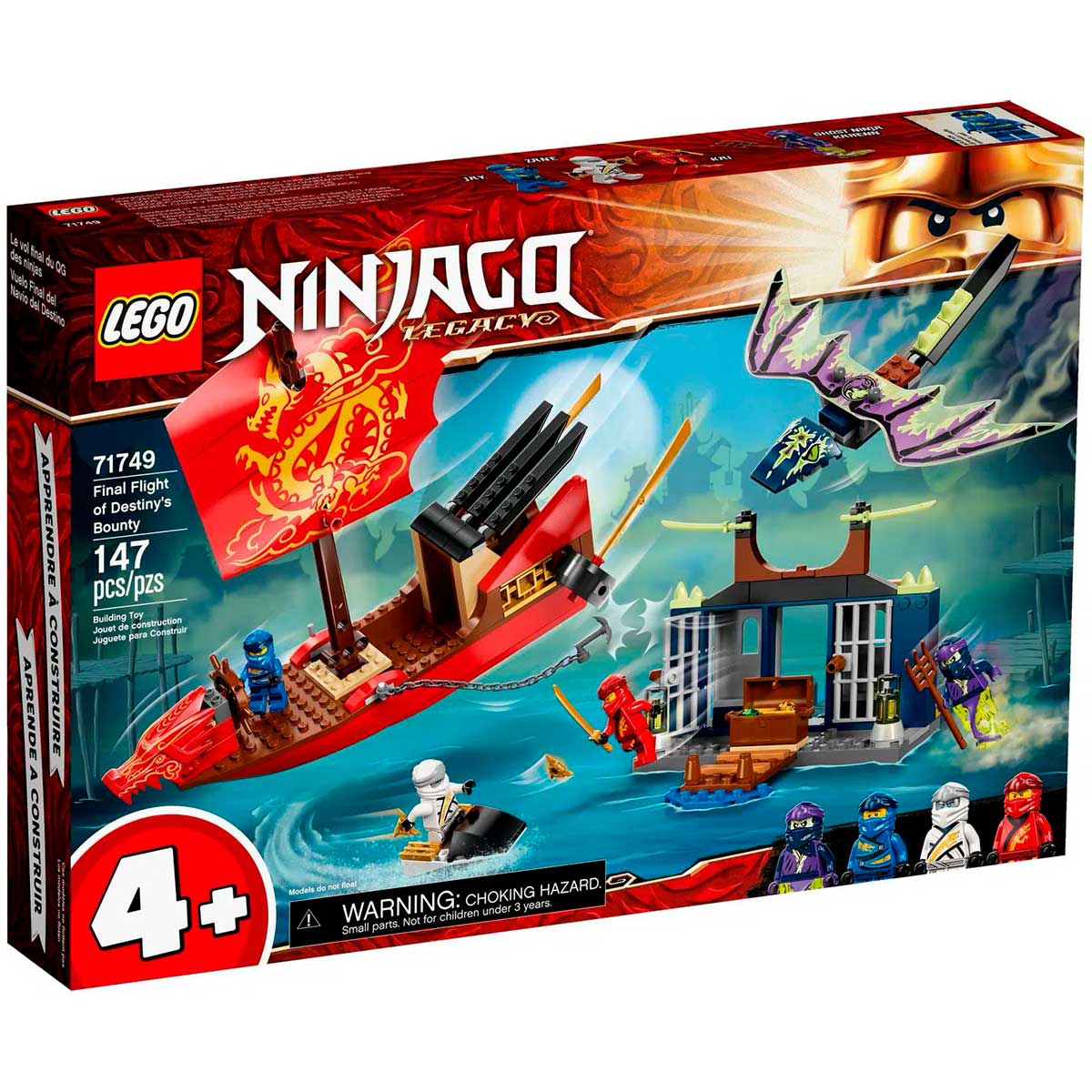 LEGO Ninjago - Legacy Voo Final do Barco do Destino - 71749