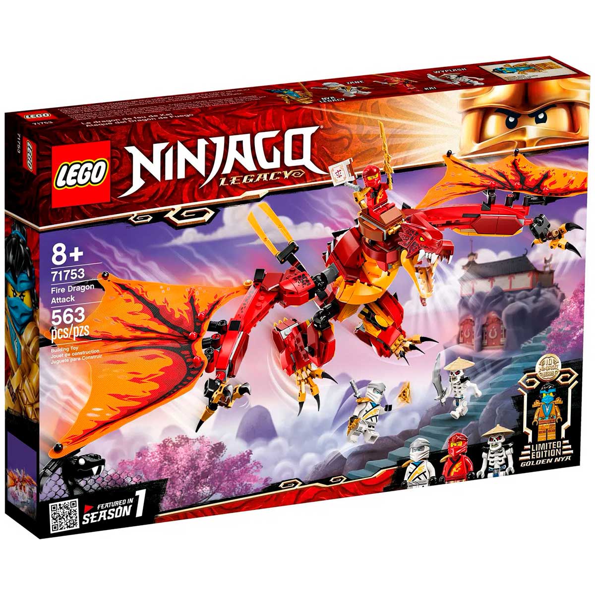 LEGO Ninjago - Ataque do Dragão do Fogo - 71753