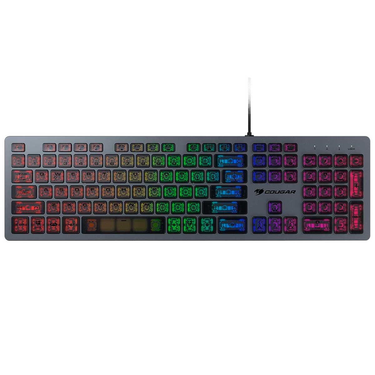 Teclado Gamer Cougar VANTAR AX - ABNT2 - RGB - Switch Scissor - CGR-WRXMI-VAA