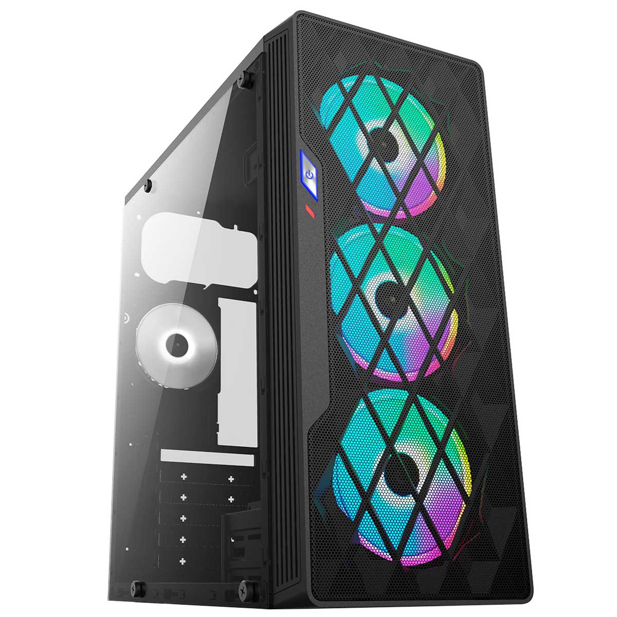 Gabinete Gamer Bluecase BG-037 - Lateral em Vidro - USB 3.0