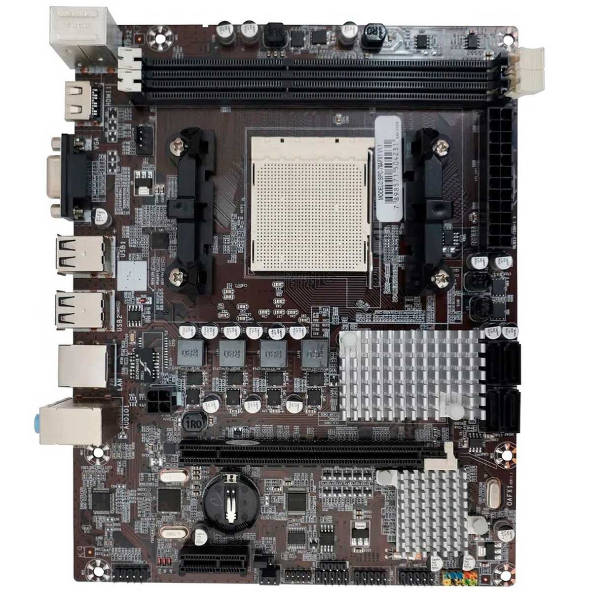Placa Mãe BPC-78 OAFX1-G V2.1 (AM3+ DDR3) - Chipset AMD 760G/SB710
