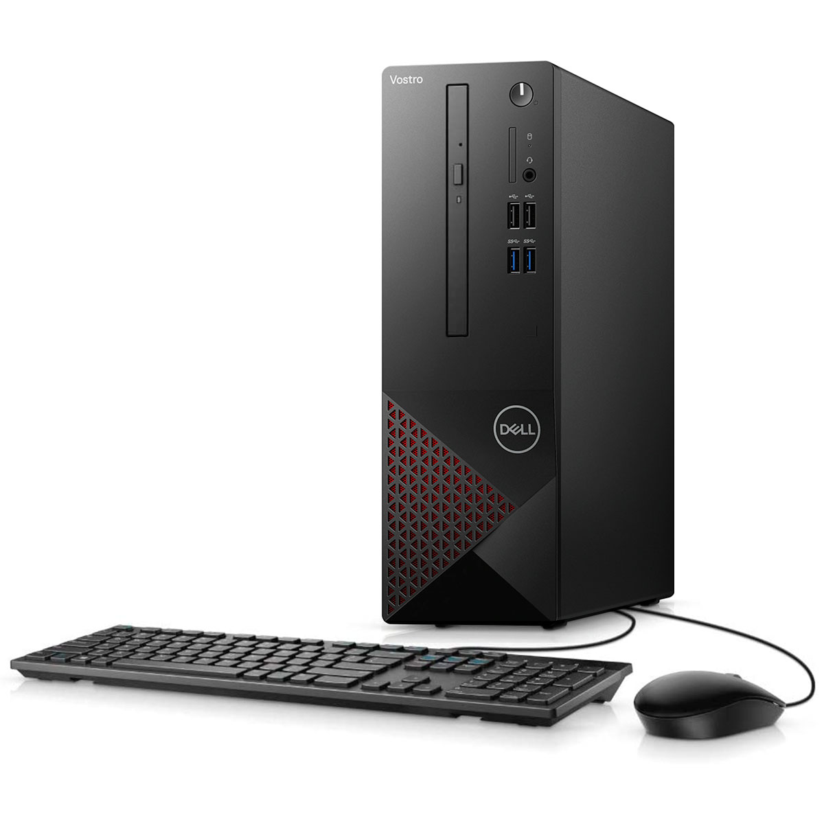 Computador Dell Vostro 3681-M20 - Intel i5 10400, 8GB, SSD 480GB, DVD, Kit Mouse e Teclado, Windows