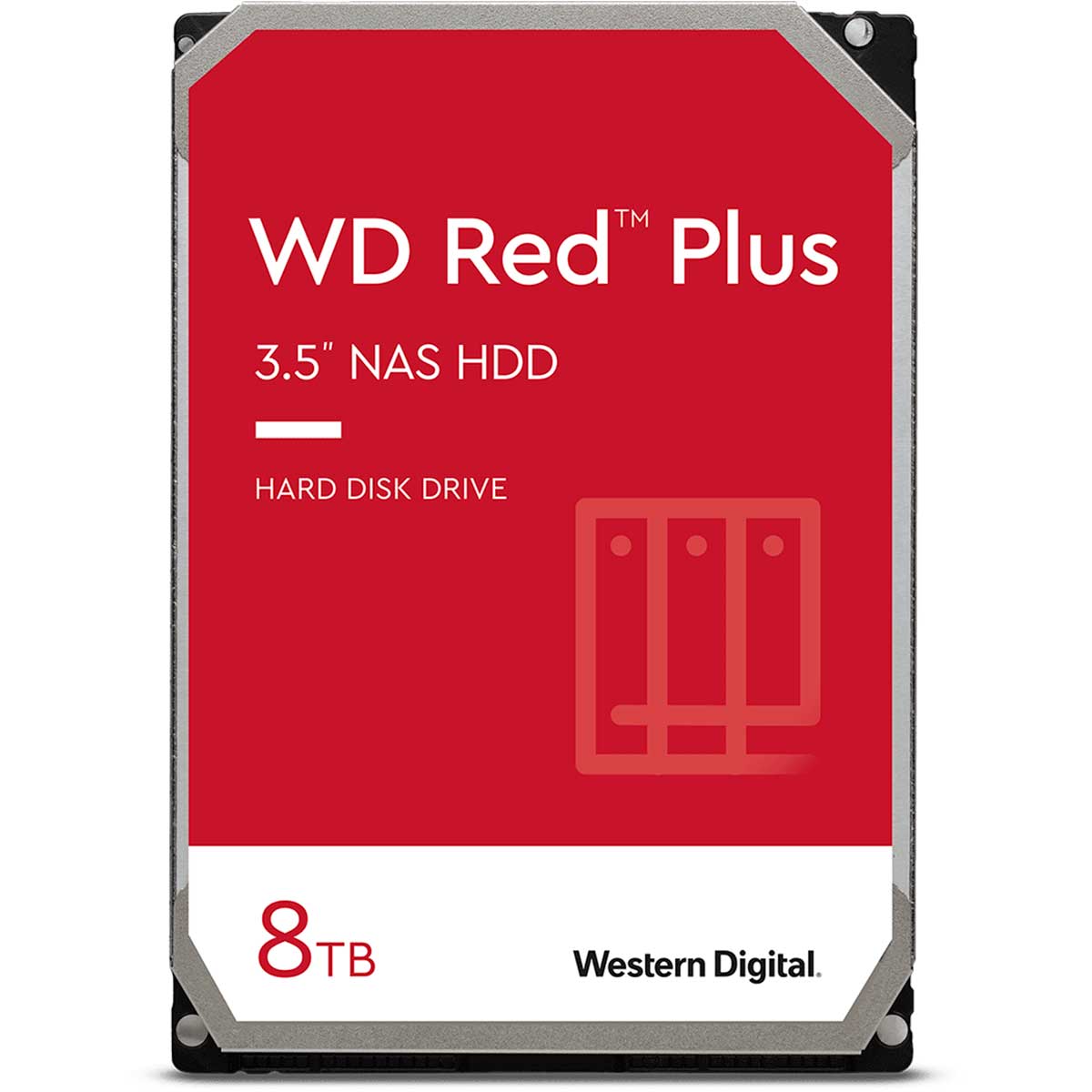 HD 8TB NAS SATA - 5640RPM - 256MB Cache - Western Digital RED PLUS - WD80EFPX